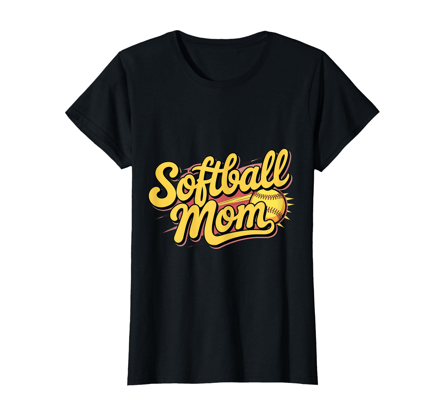 Softball Mom Bold Game Day T-Shirt - Casual Everyday Wear for Adults - T-Shirt, Sweatshirt, Hoodie