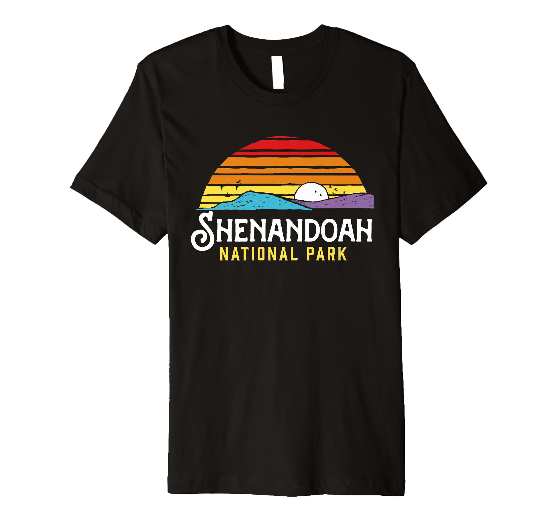 Shenandoah National Park Sunset Scene T-Shirt - Streetwear Style for Adults - T-Shirt, Sweatshirt, Hoodie