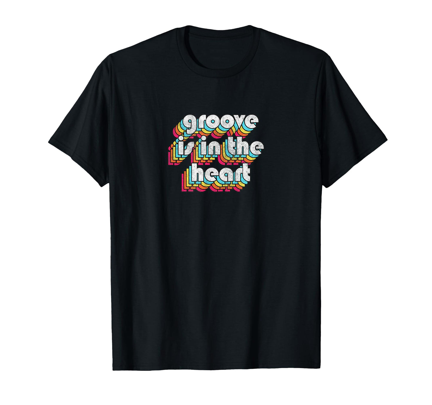Groove Is Heart 90S Music Typography T-Shirt - Graphic Print for Adults - T-Shirt, Sweatshirt, Hoodie