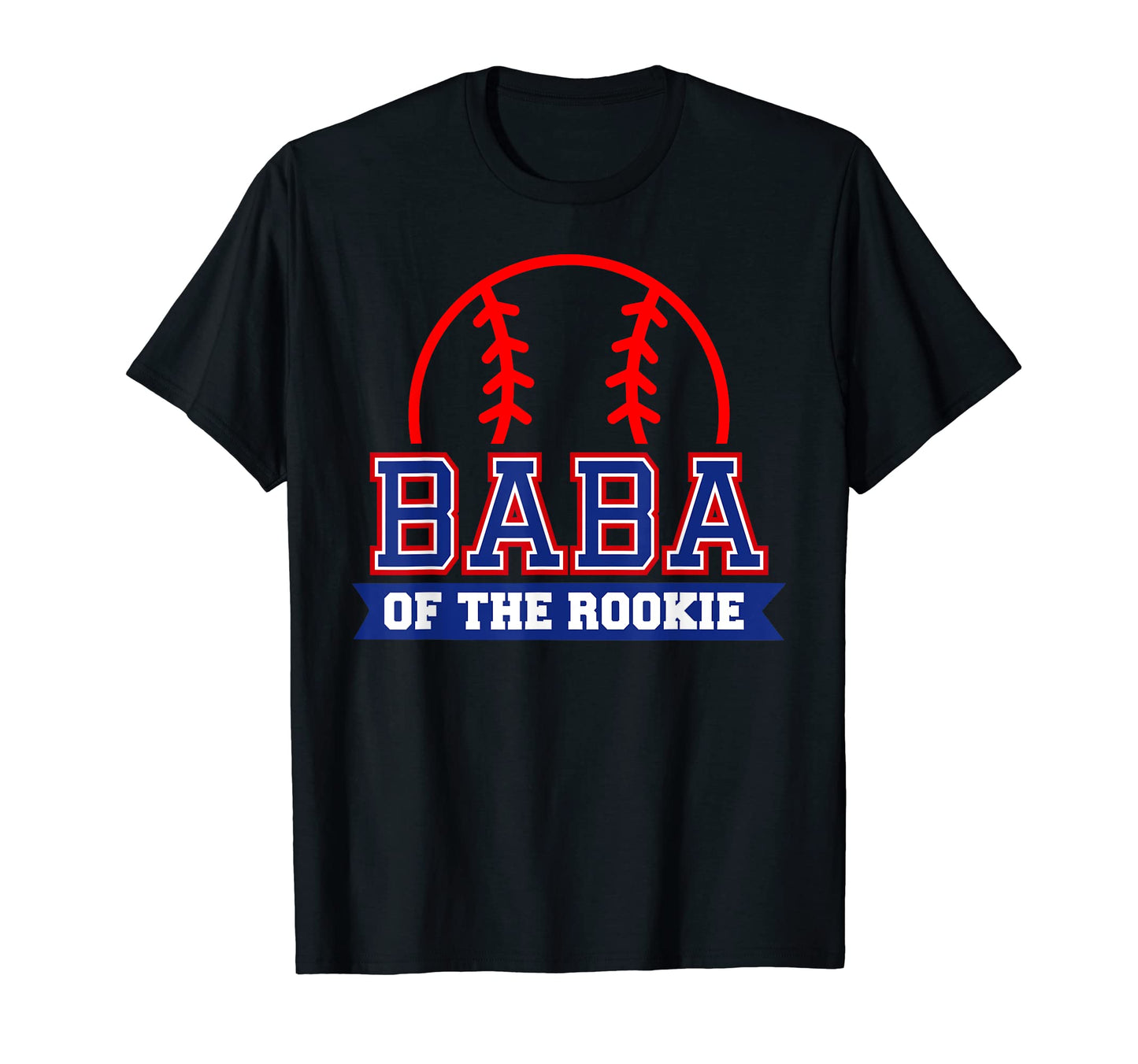 Baba Rookie 1St Birthday Baseball T-Shirt - Custom Art Print for Adults - T-Shirt, Sweatshirt, Hoodie