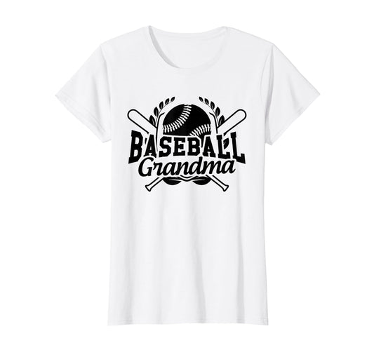 Baseball Grandma Baseball Baseball T-Shirt - Custom Art Print for Adults - T-Shirt, Sweatshirt, Hoodie