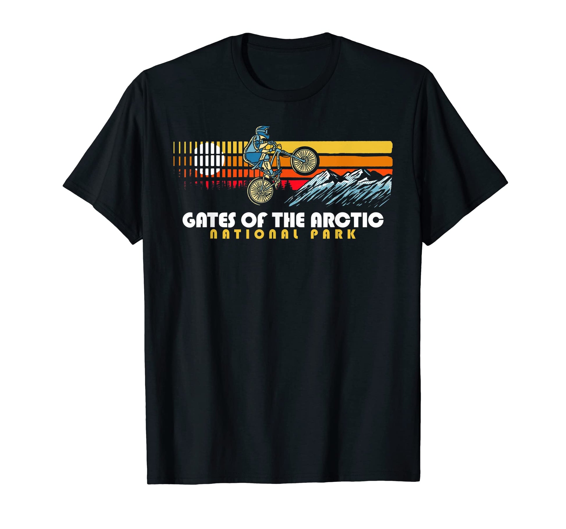 80S Gates Arctic National Park T-Shirt - Custom Art Print Men Women - T-Shirt, Sweatshirt, Hoodie