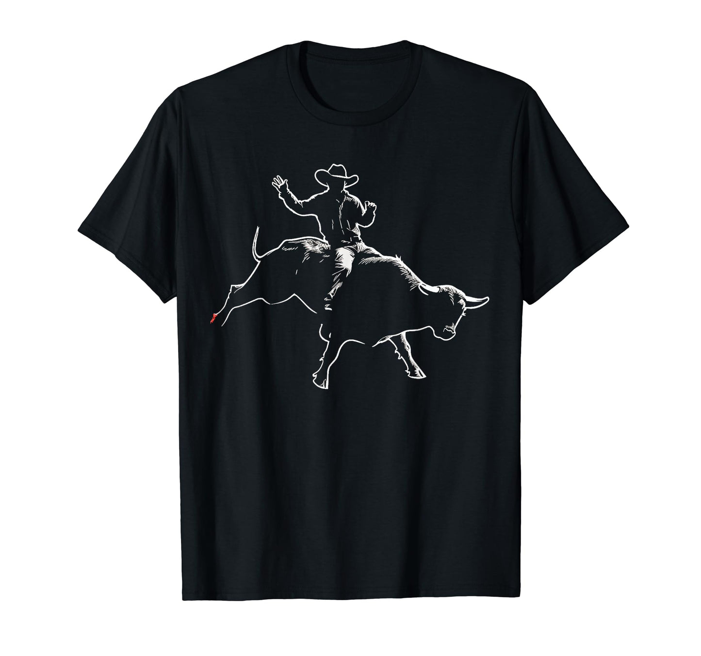 Cowboy Rodeo Horse Riding Usa T-Shirt - Fun Novelty Design for Adults - T-Shirt, Sweatshirt, Hoodie