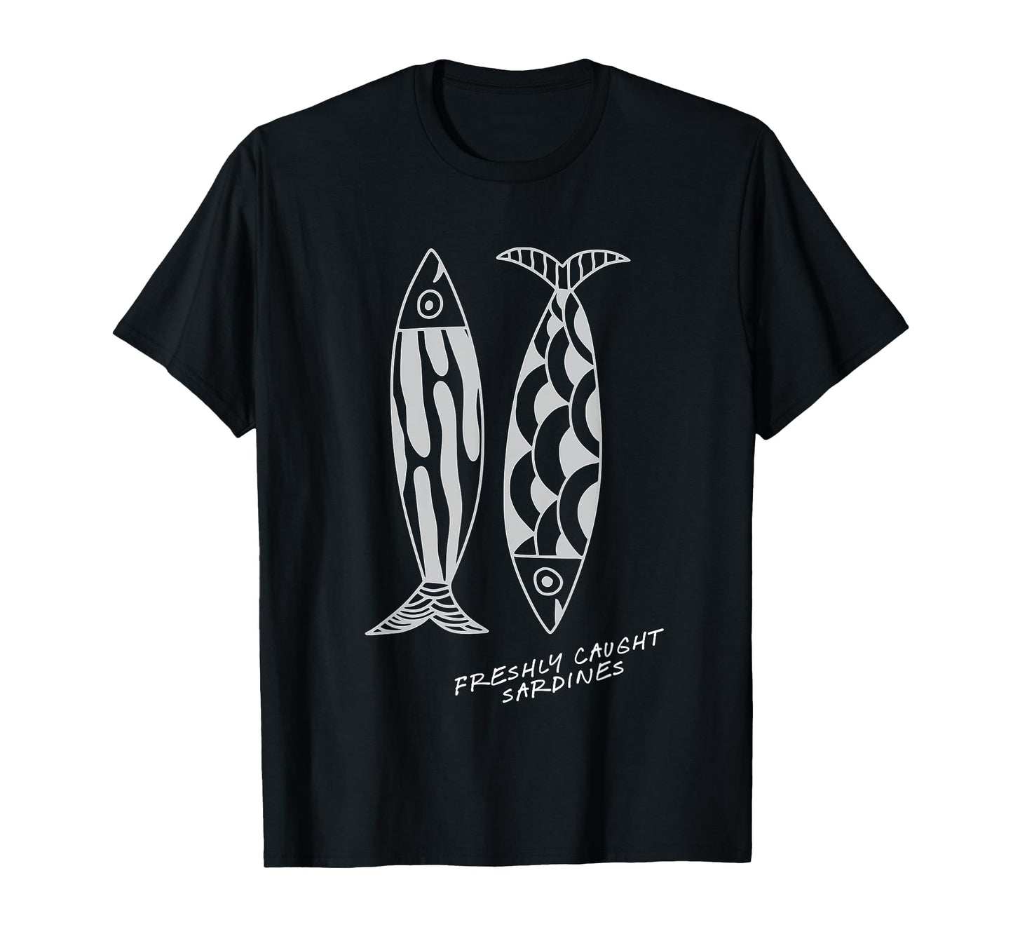 Sardines Fisherman Aesthetic Fisherman T-Shirt - Novelty Apparel Unisex - T-Shirt, Sweatshirt, Hoodie