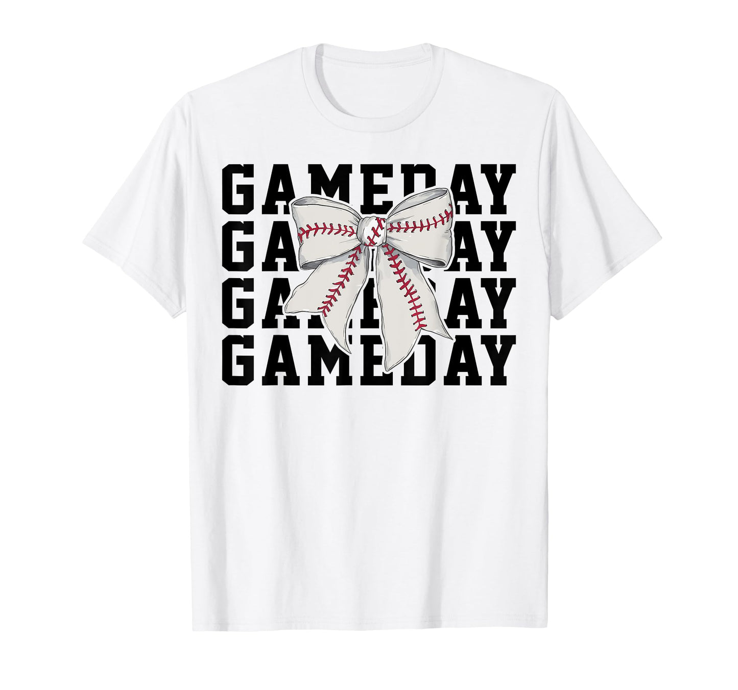 Baseball Lover Coquette Bow Game Day T-Shirt - Aesthetic Graphic Men Women - T-Shirt, Sweatshirt, Hoodie