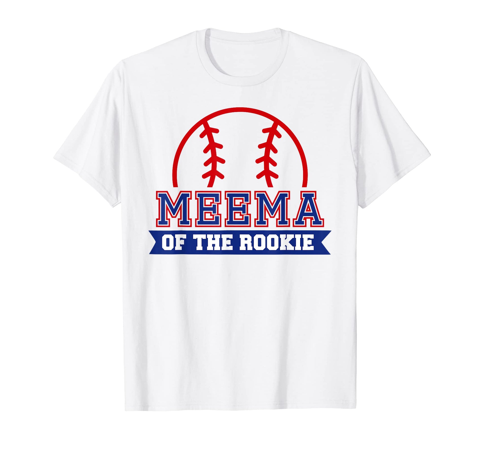 Meema Rookie 1St Birthday Baseball T-Shirt - Graphic Print for Adults - T-Shirt, Sweatshirt, Hoodie