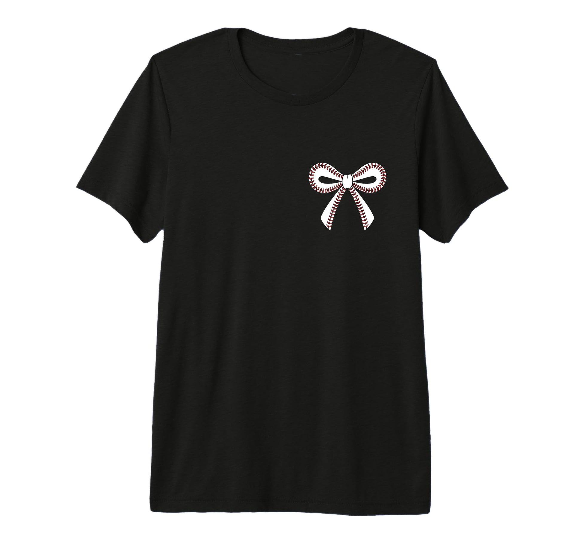 Baseball Bow Baseball Mom Mama Tri T-Shirt - Streetwear Style Men Women - T-Shirt, Sweatshirt, Hoodie