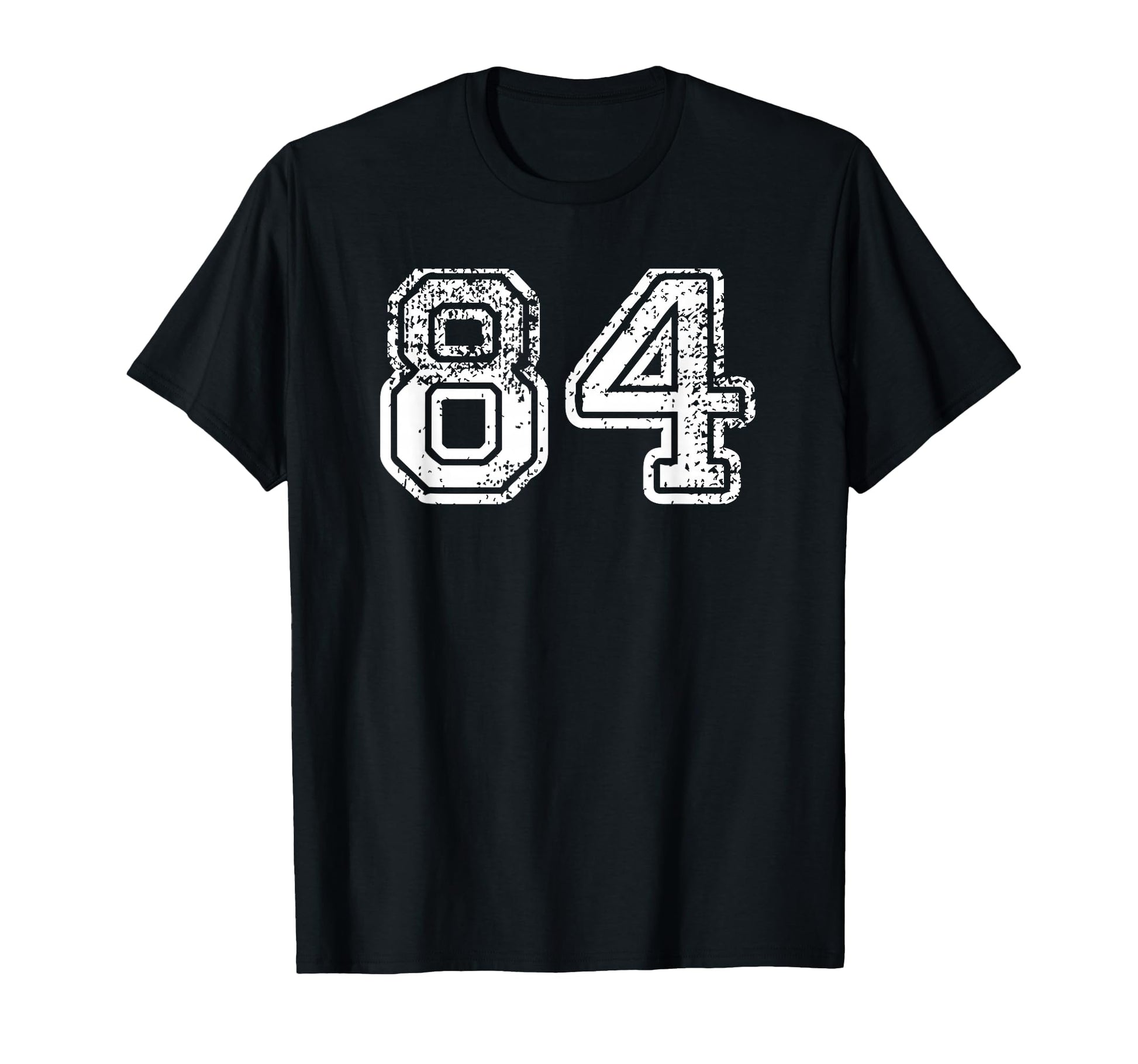 Number 84 Baseball Football Soccer T-Shirt - Novelty Apparel for Adults - T-Shirt, Sweatshirt, Hoodie