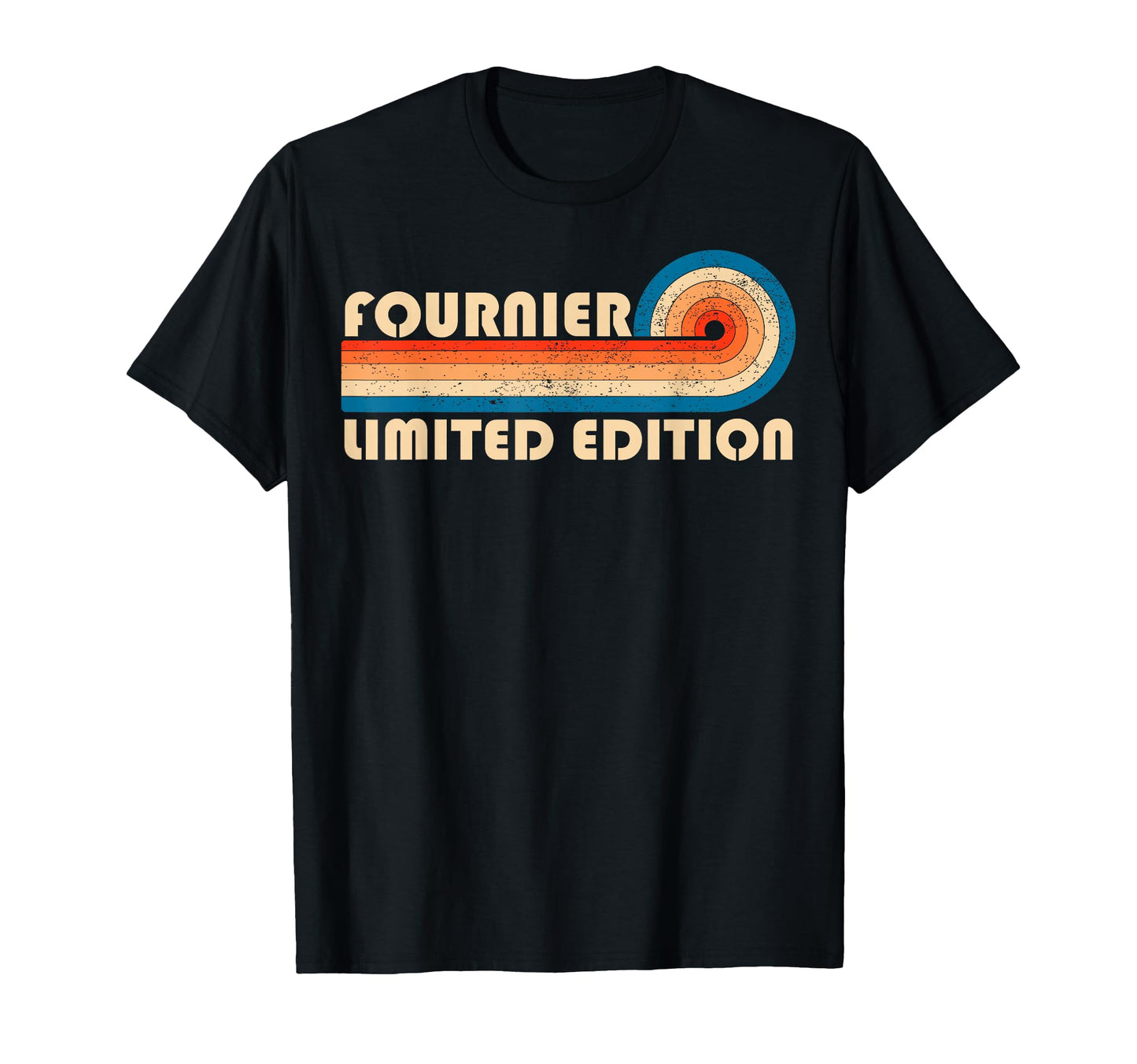 Fournier 70S 80S Sunset Stripe T-Shirt - Streetwear Style for Adults - T-Shirt, Sweatshirt, Hoodie