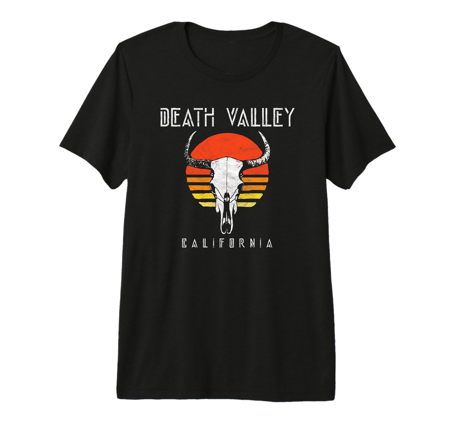 Death Valley National Park Cattle Skull T-Shirt - Streetwear Style Unisex - T-Shirt, Sweatshirt, Hoodie
