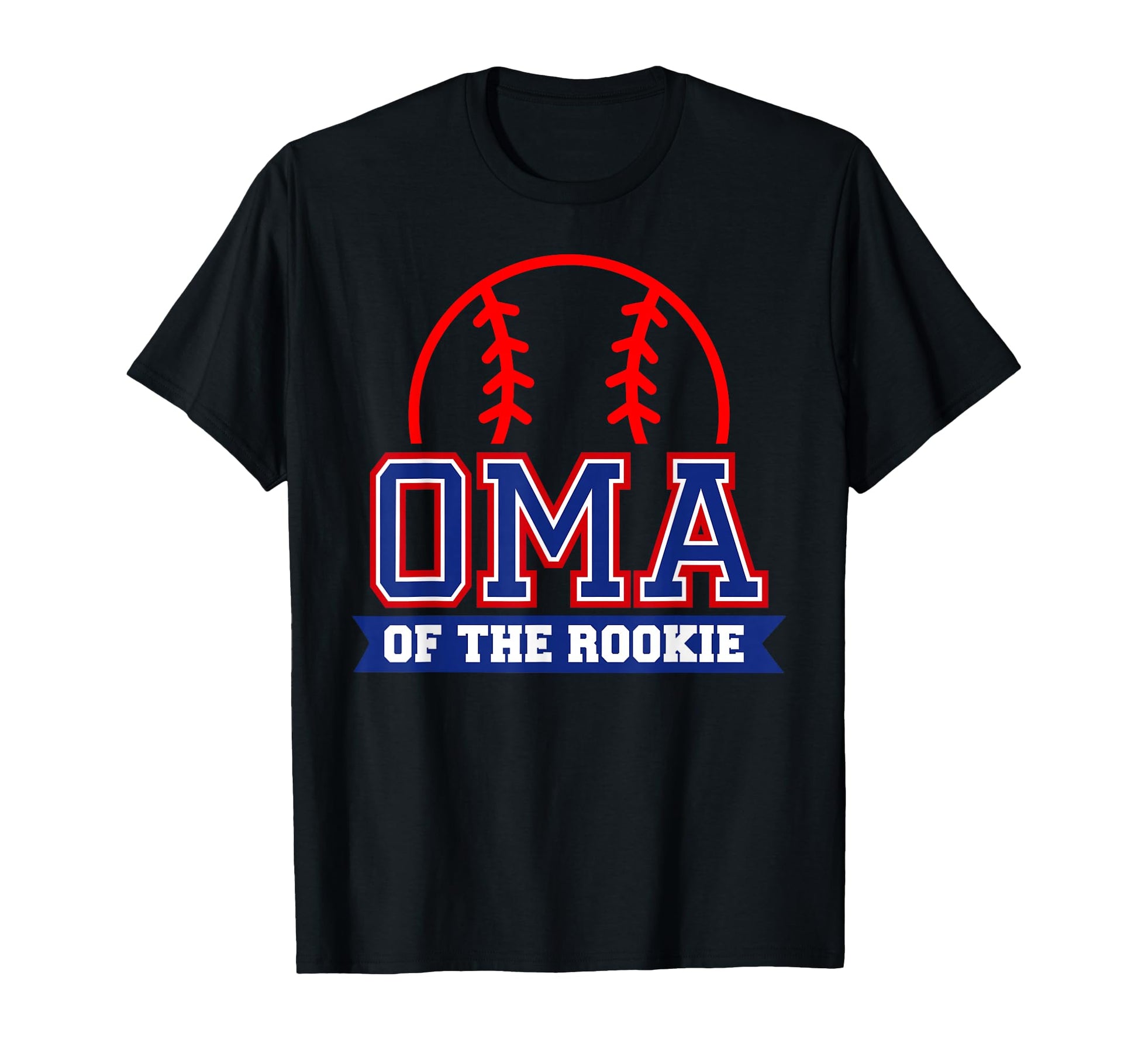 Oma Rookie 1St Birthday Baseball Theme T-Shirt - Trendy Graphic Men Women - T-Shirt, Sweatshirt, Hoodie