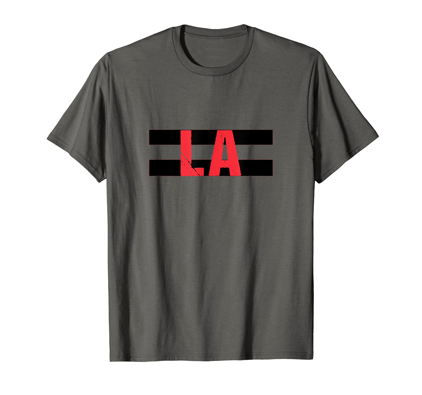 La Red Black Stripes Los Angeles La Local T-Shirt - Custom Art Print Unisex - T-Shirt, Sweatshirt, Hoodie