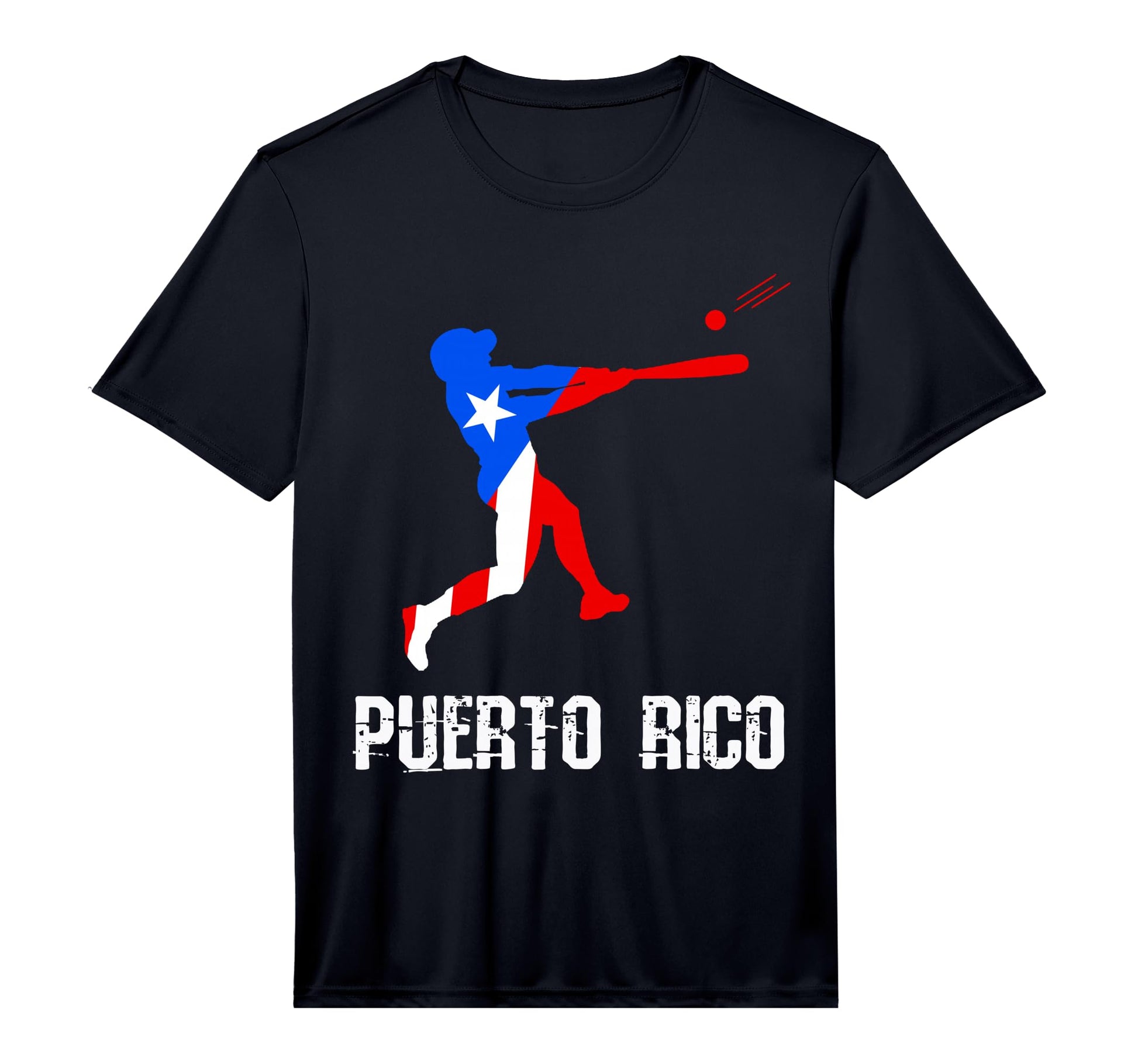 Puerto Rico Baseball Home Run Boricua T-Shirt - Novelty Apparel for Adults - T-Shirt, Sweatshirt, Hoodie