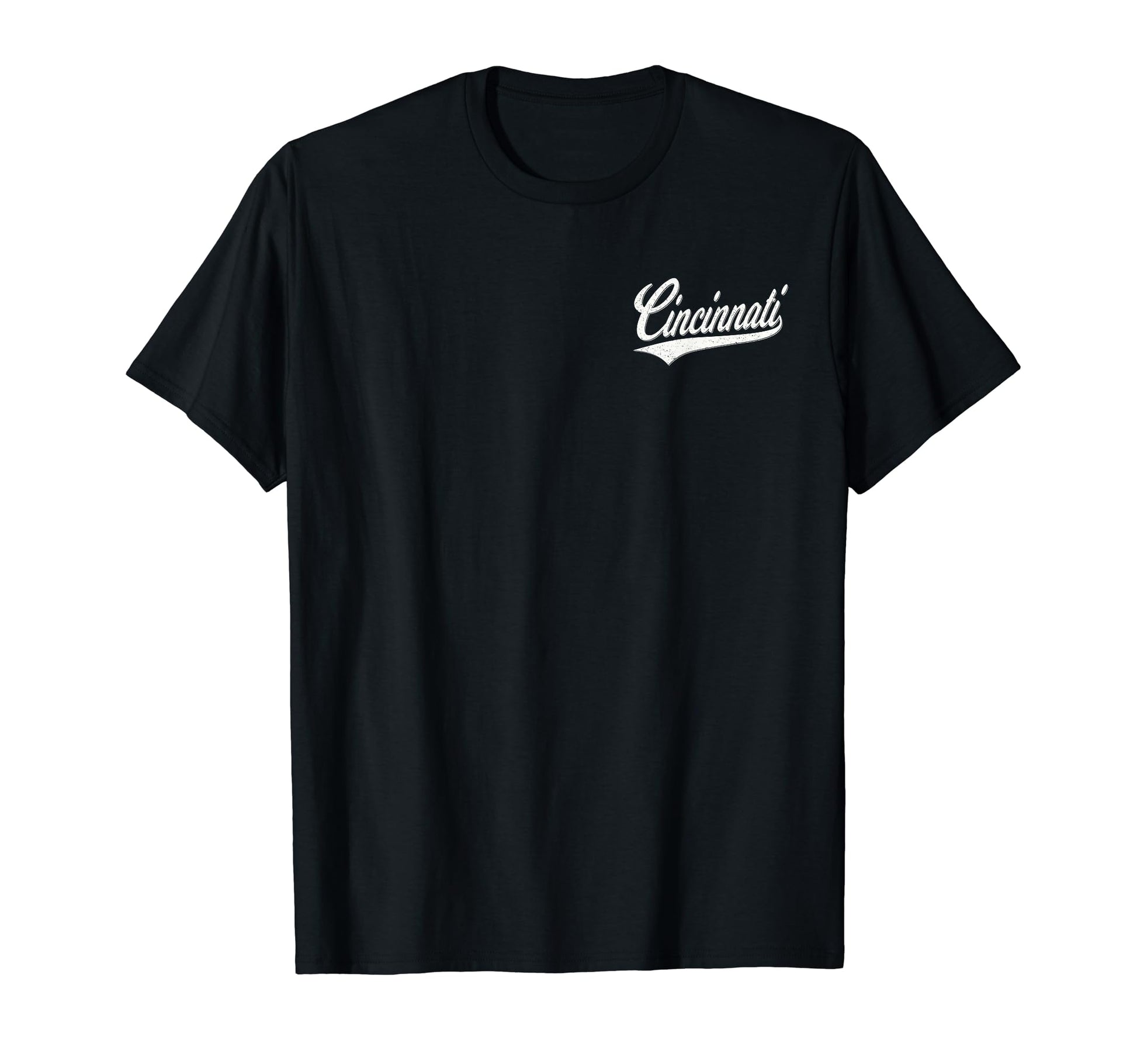 Cincinnati Ohio Varsity Script Sports T-Shirt - Graphic Print for Adults - T-Shirt, Sweatshirt, Hoodie