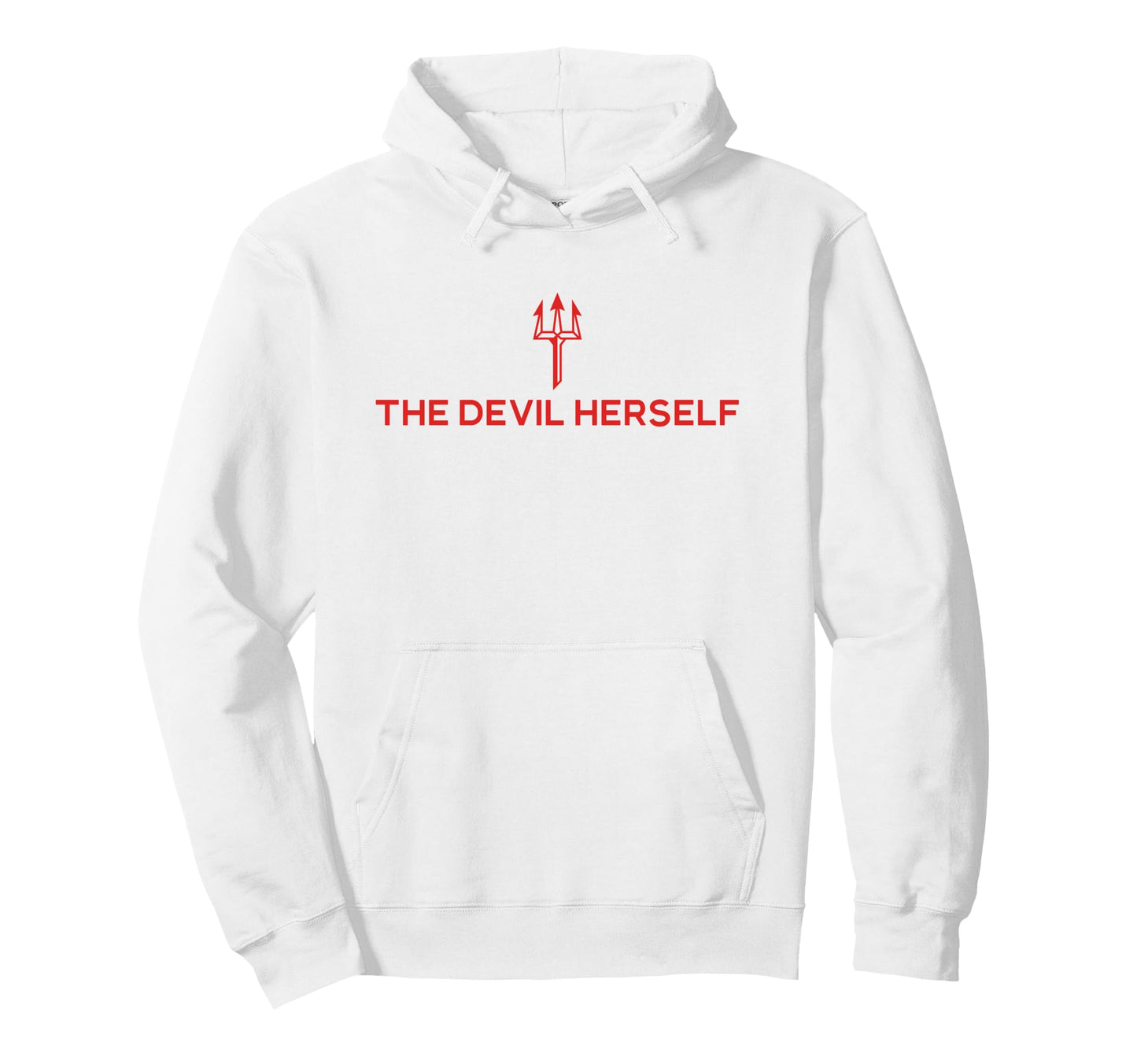 Devil Herself Occult Dark Feminine Hoodie - Unique Graphic for Adults - T-Shirt, Sweatshirt, Hoodie