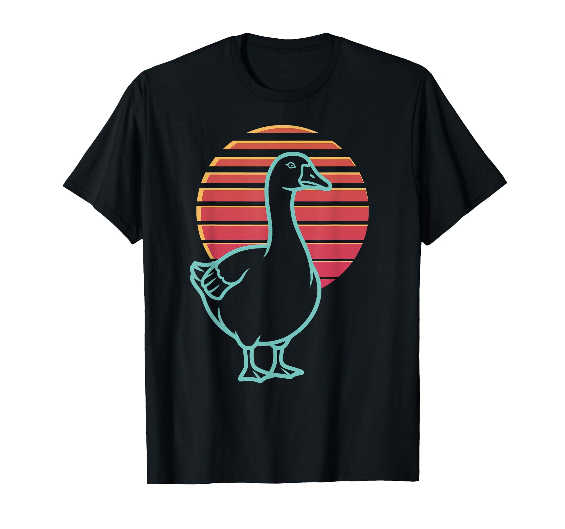 Goose Lover Animal Synthwave 80S T-Shirt - Streetwear Style Men Women - T-Shirt, Sweatshirt, Hoodie