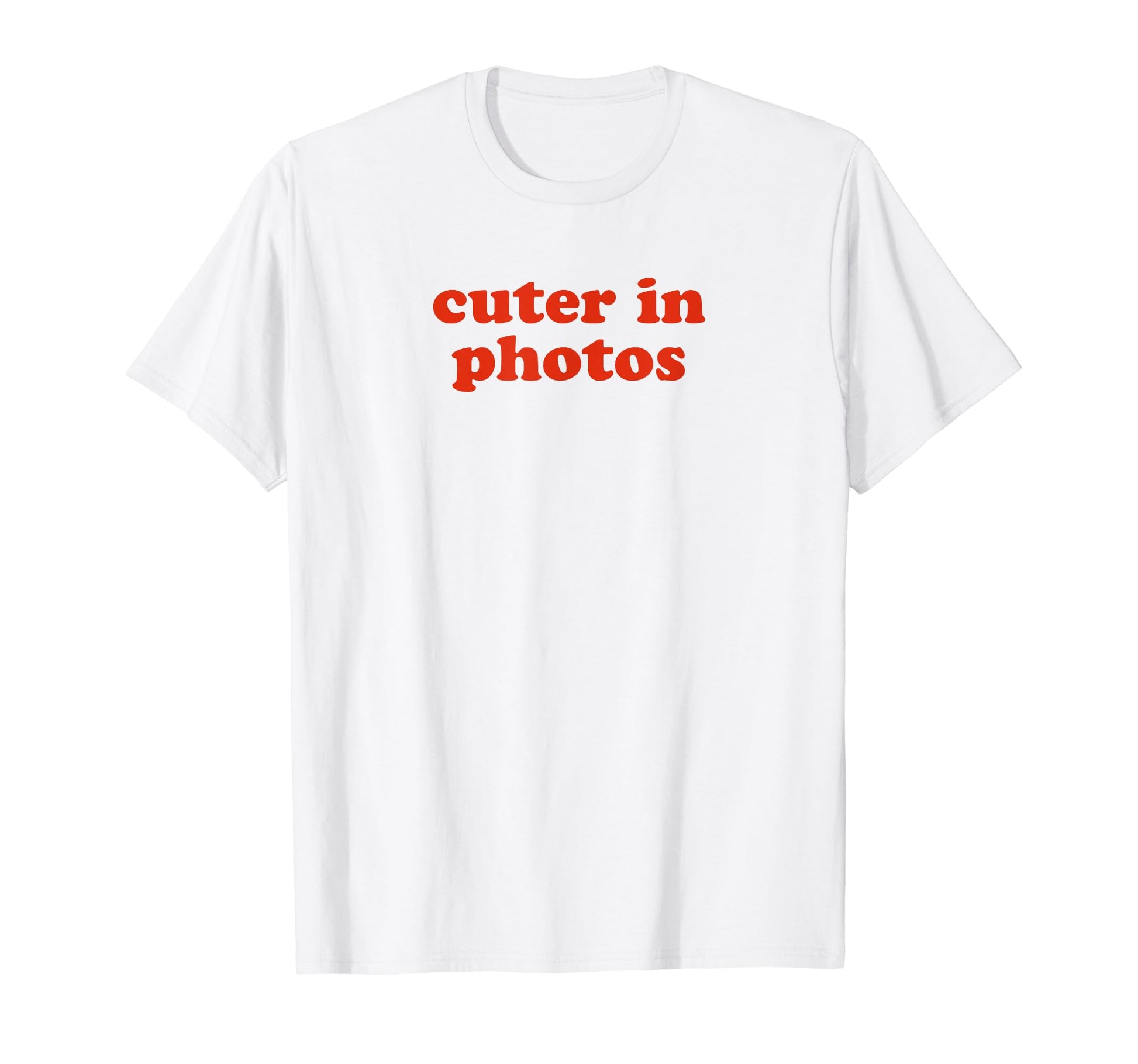 Cuter Photos Funny Y2K Aesthetic T-Shirt - Minimalist Print for Adults - T-Shirt, Sweatshirt, Hoodie