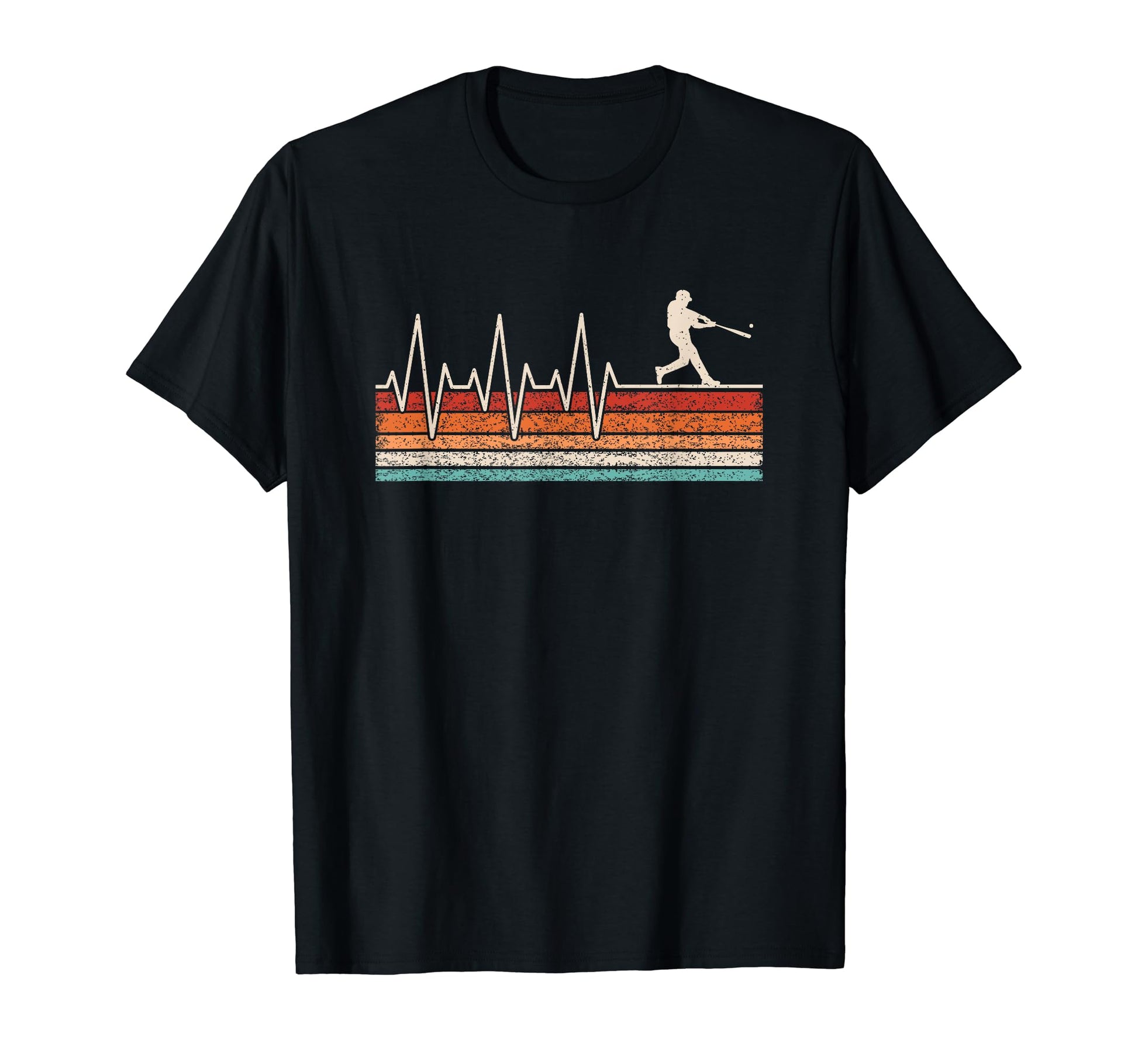 Baseball Player Heartbeat Gift Sweatshirt - Aesthetic Graphic Unisex - T-Shirt, Sweatshirt, Hoodie
