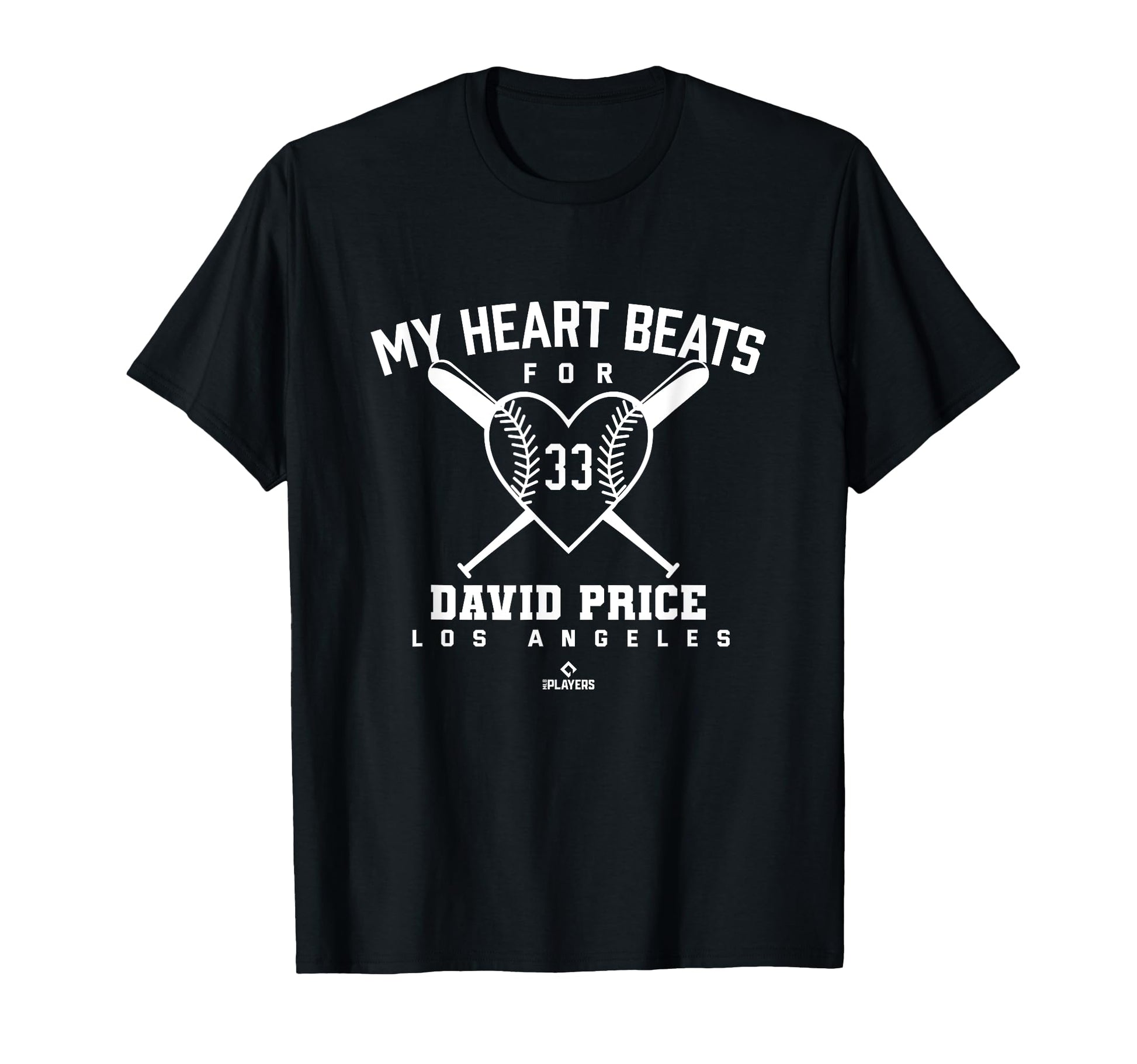 My Heart Beats David Price Baseball T-Shirt - Unique Graphic for Adults - T-Shirt, Sweatshirt, Hoodie
