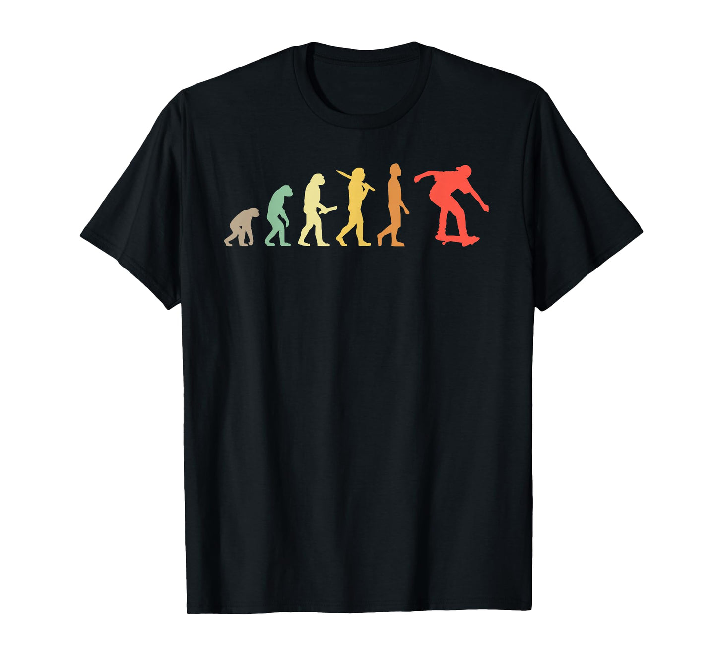 Skating Evolution Gift Skaters T-Shirt - Novelty Apparel Men Women - T-Shirt, Sweatshirt, Hoodie