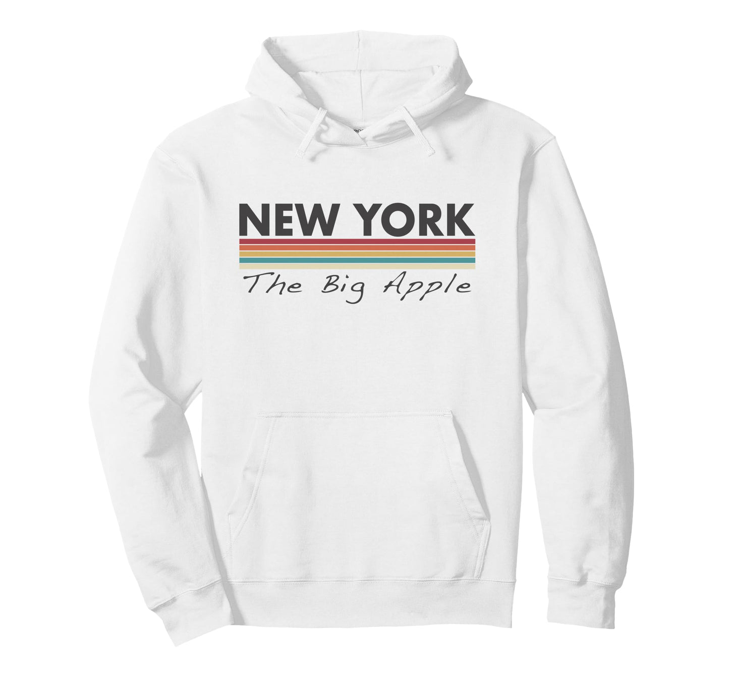 New York City Nyc Stripes Hoodie - Aesthetic Graphic for Adults - T-Shirt, Sweatshirt, Hoodie