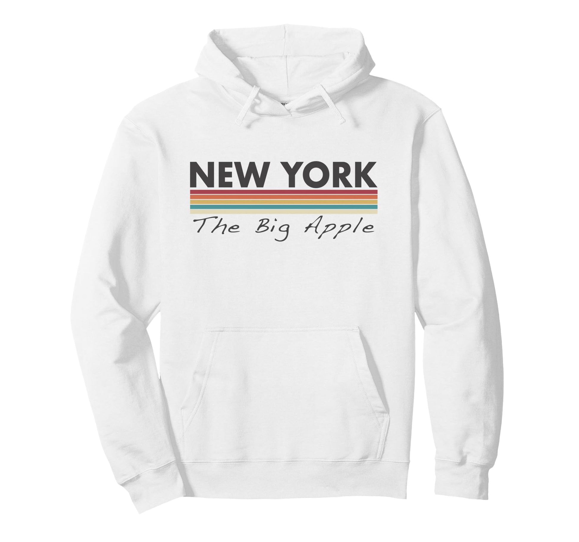 New York City Nyc Stripes Hoodie - Aesthetic Graphic for Adults - T-Shirt, Sweatshirt, Hoodie