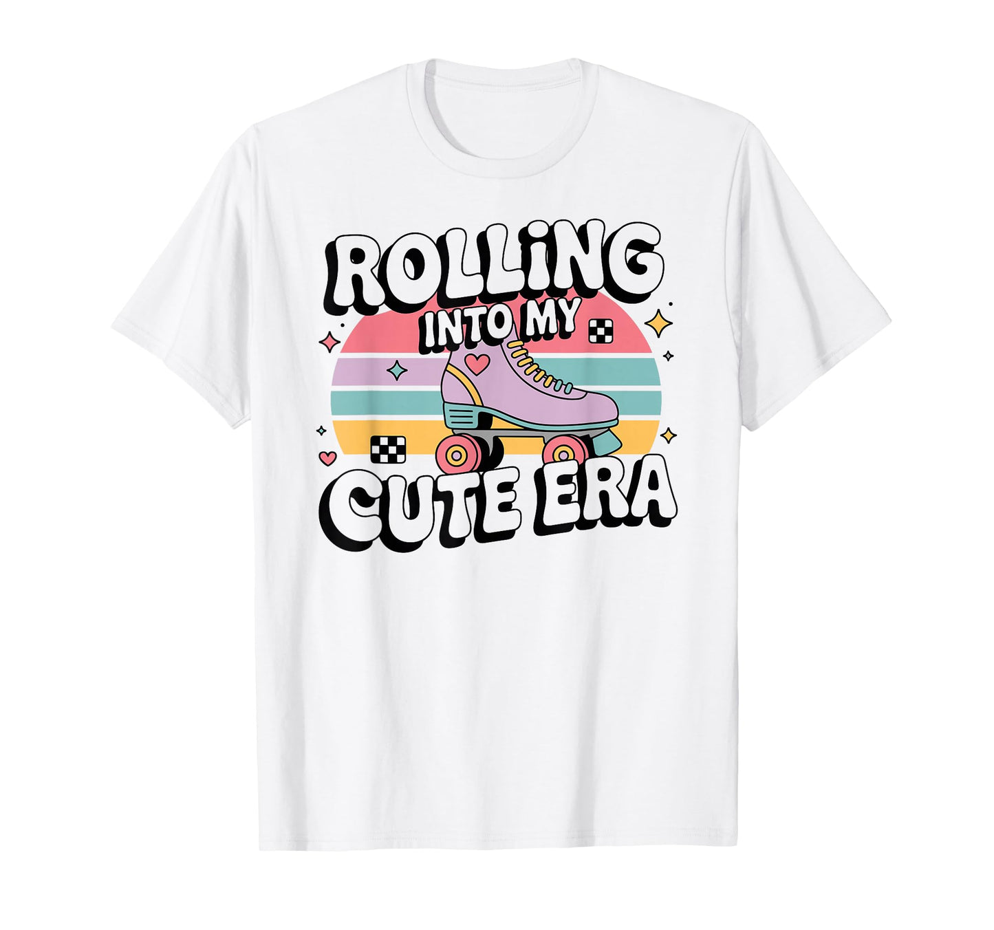 Rolling Into My Era Roller Skating T-Shirt - Streetwear Style for Adults - T-Shirt, Sweatshirt, Hoodie