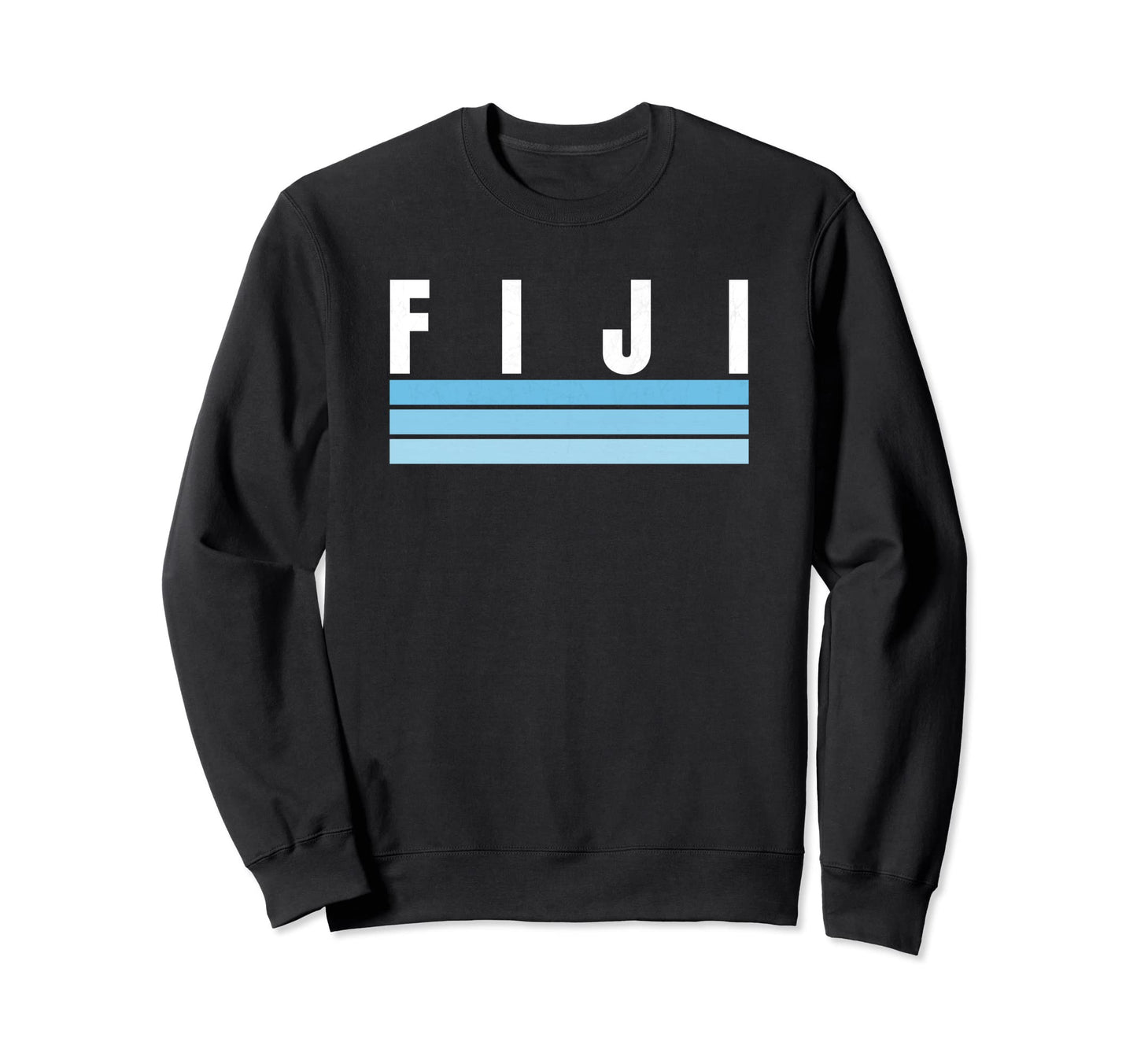 Fiji Light Blue White Fijian Sweatshirt - Trendy Graphic for Adults - T-Shirt, Sweatshirt, Hoodie