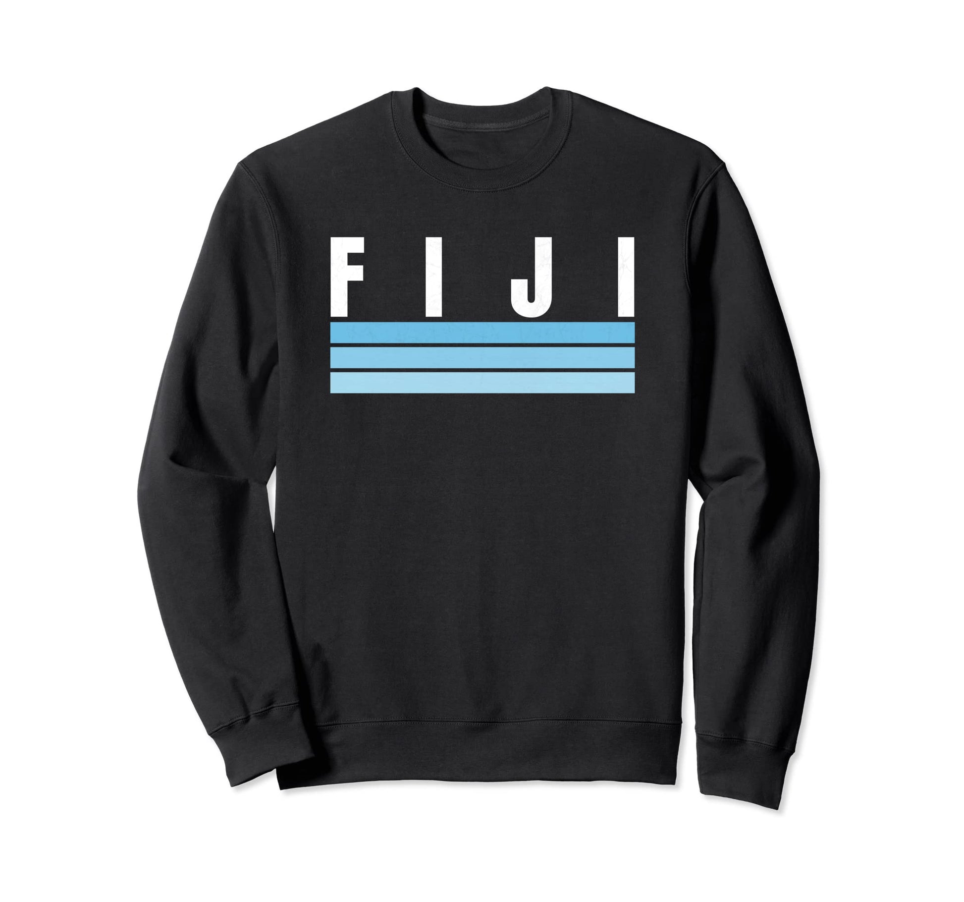 Fiji Light Blue White Fijian Sweatshirt - Trendy Graphic for Adults - T-Shirt, Sweatshirt, Hoodie