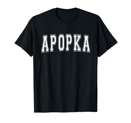 Apopka Fl Florida Usa Sports Varsity T-Shirt - Custom Art Print Unisex - T-Shirt, Sweatshirt, Hoodie