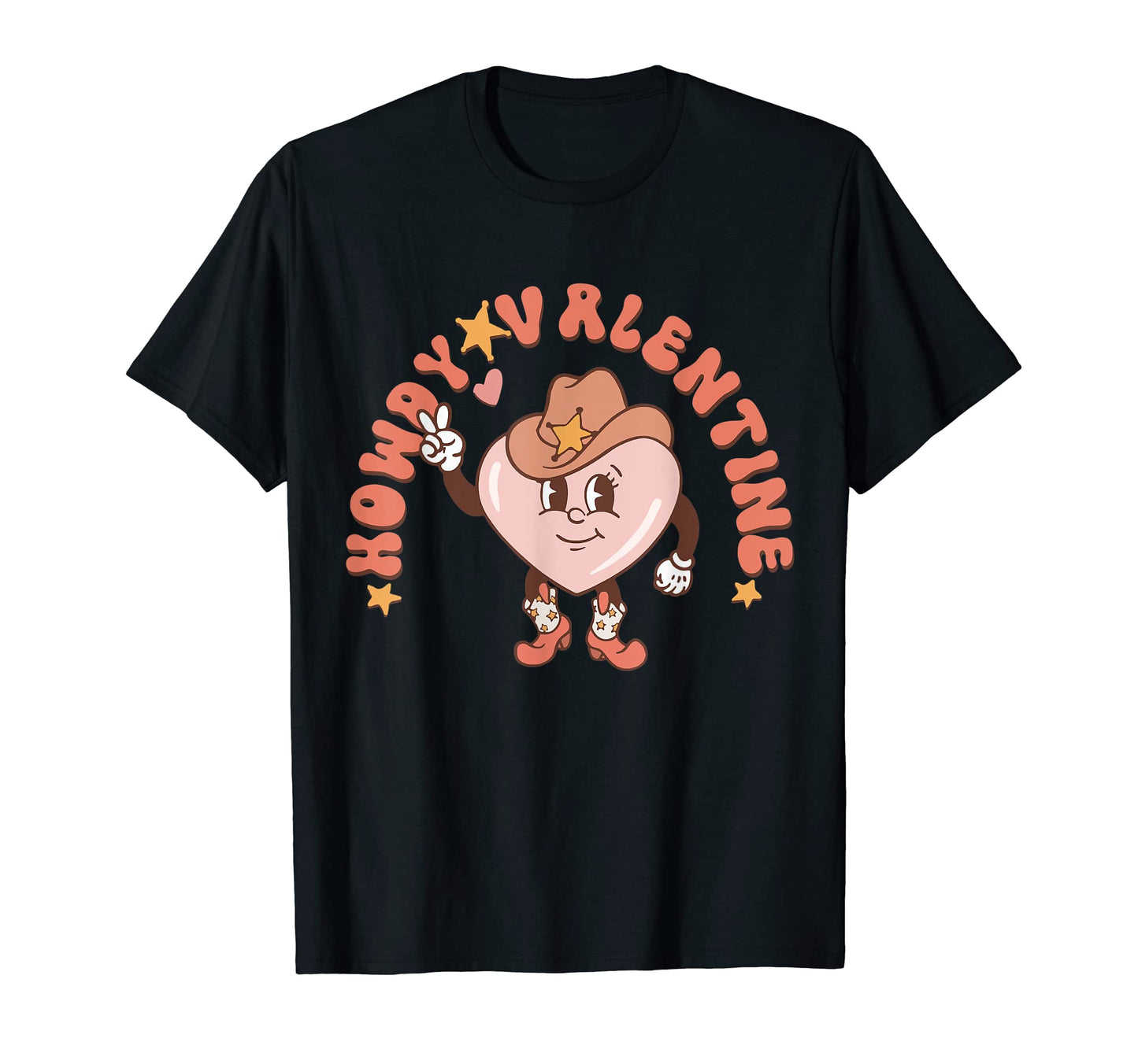Howdy Valentine Western Valentines Day T-Shirt - Trendy Graphic for Adults - T-Shirt, Sweatshirt, Hoodie