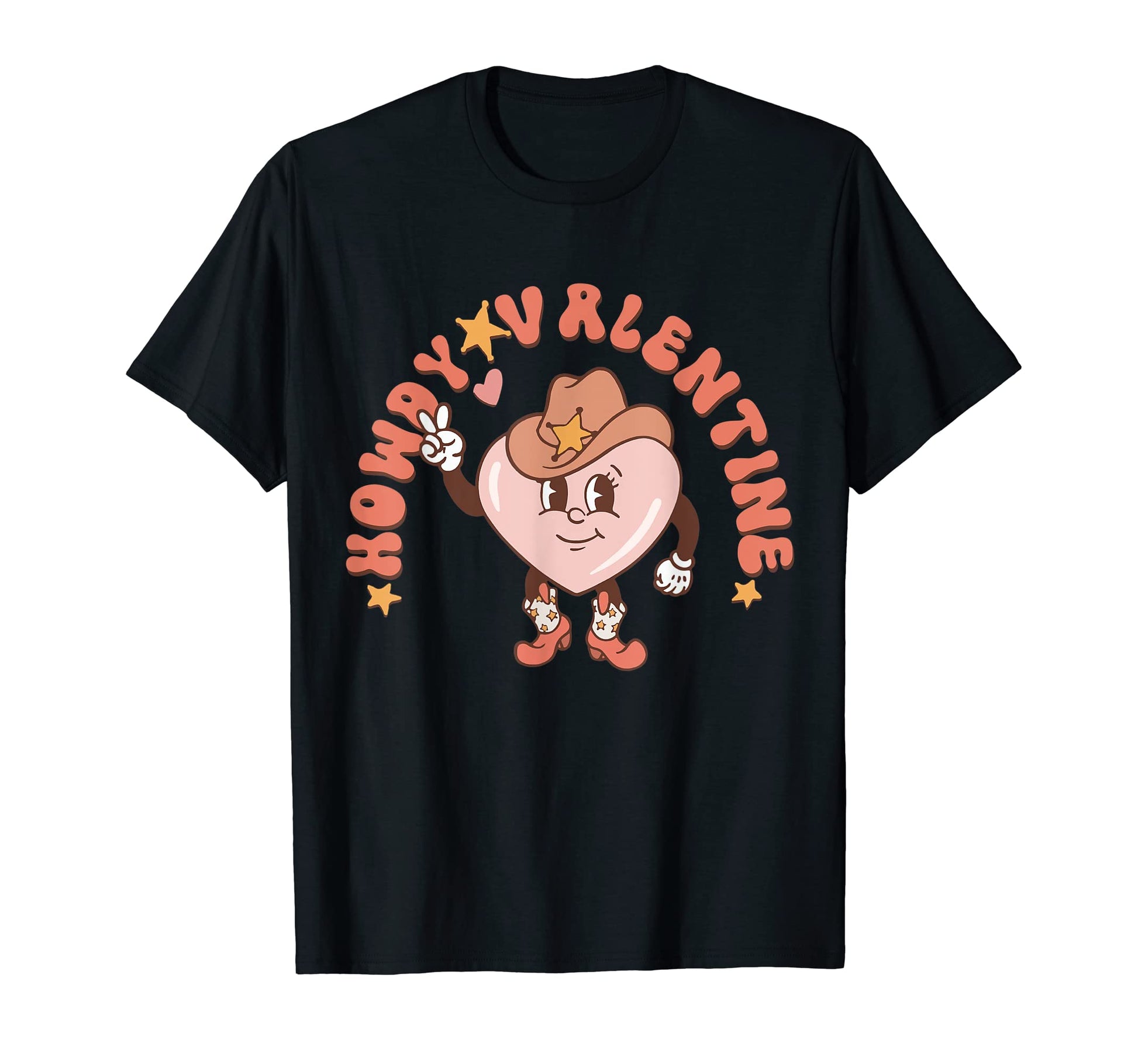 Howdy Valentine Western Valentines Day T-Shirt - Trendy Graphic for Adults - T-Shirt, Sweatshirt, Hoodie