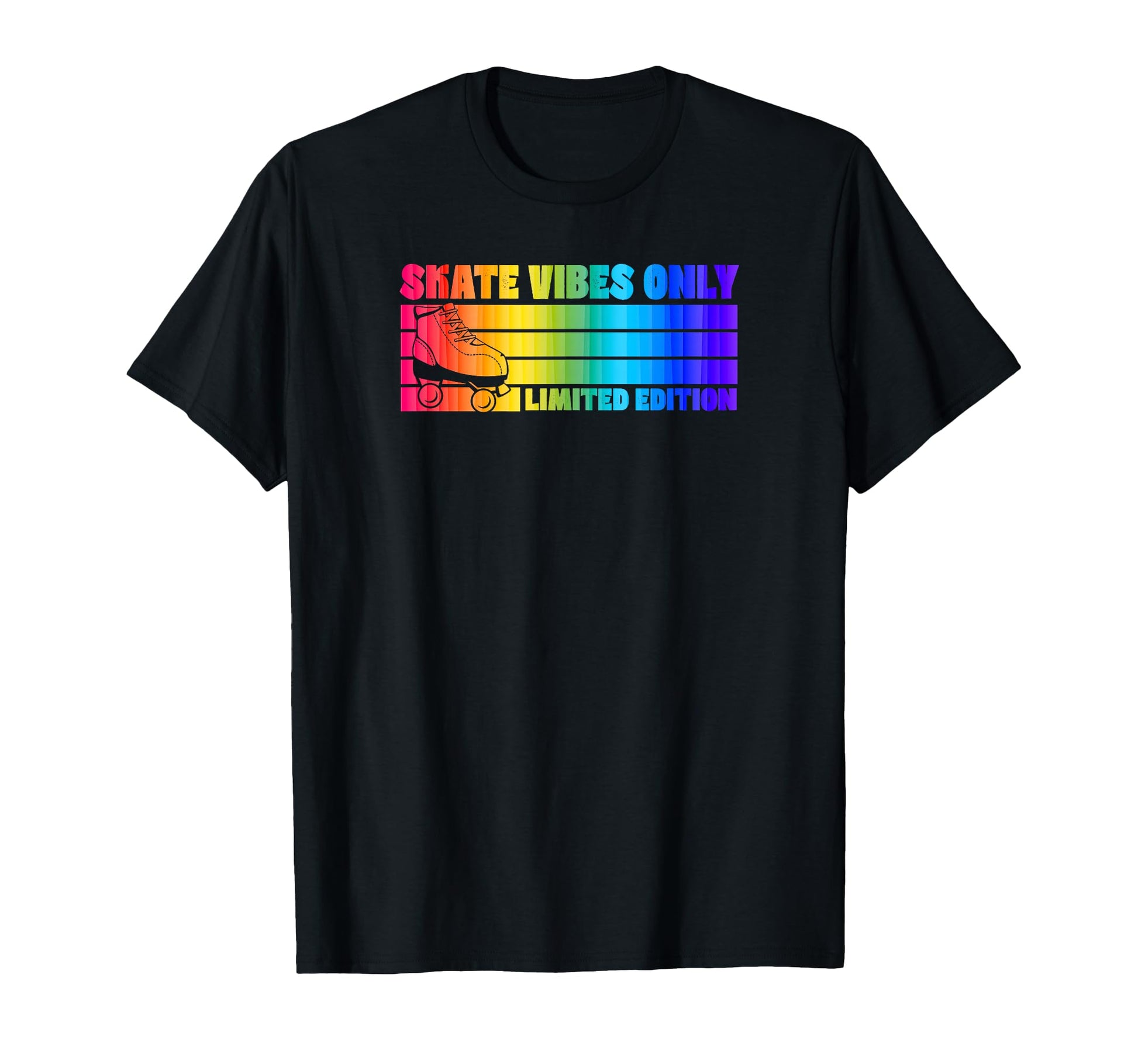 Skate Vibes Only Roller Skating T-Shirt - Minimalist Print Men Women - T-Shirt, Sweatshirt, Hoodie