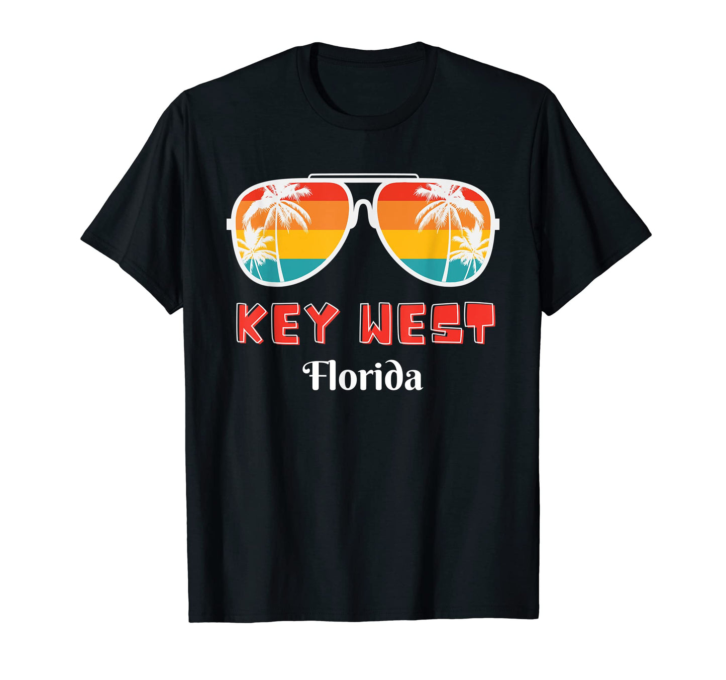 Key West Florida 70S Throwback T-Shirt - Casual Everyday Wear Unisex - T-Shirt, Sweatshirt, Hoodie