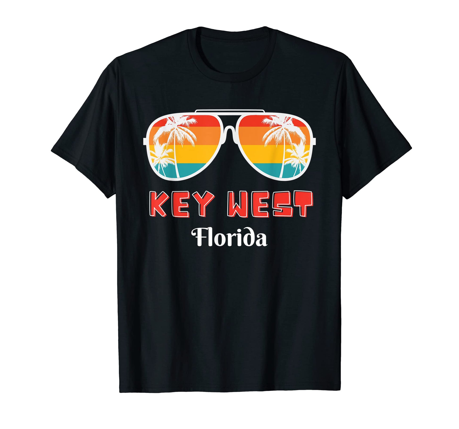 Key West Florida 70S Throwback T-Shirt - Casual Everyday Wear Unisex - T-Shirt, Sweatshirt, Hoodie