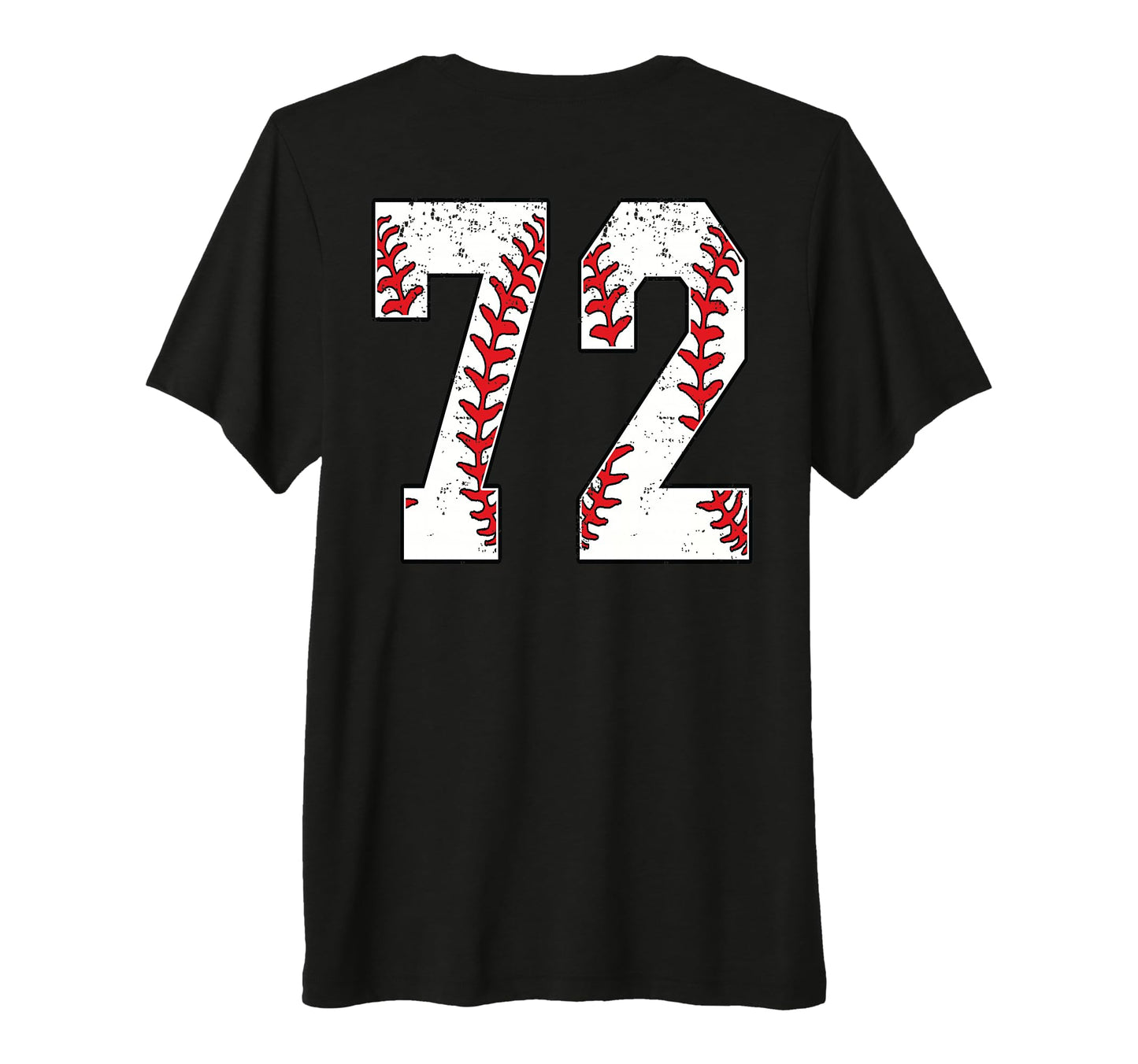 Number 72 Baseball Jersey Number 72 T-Shirt - Casual Everyday Wear Unisex - T-Shirt, Sweatshirt, Hoodie