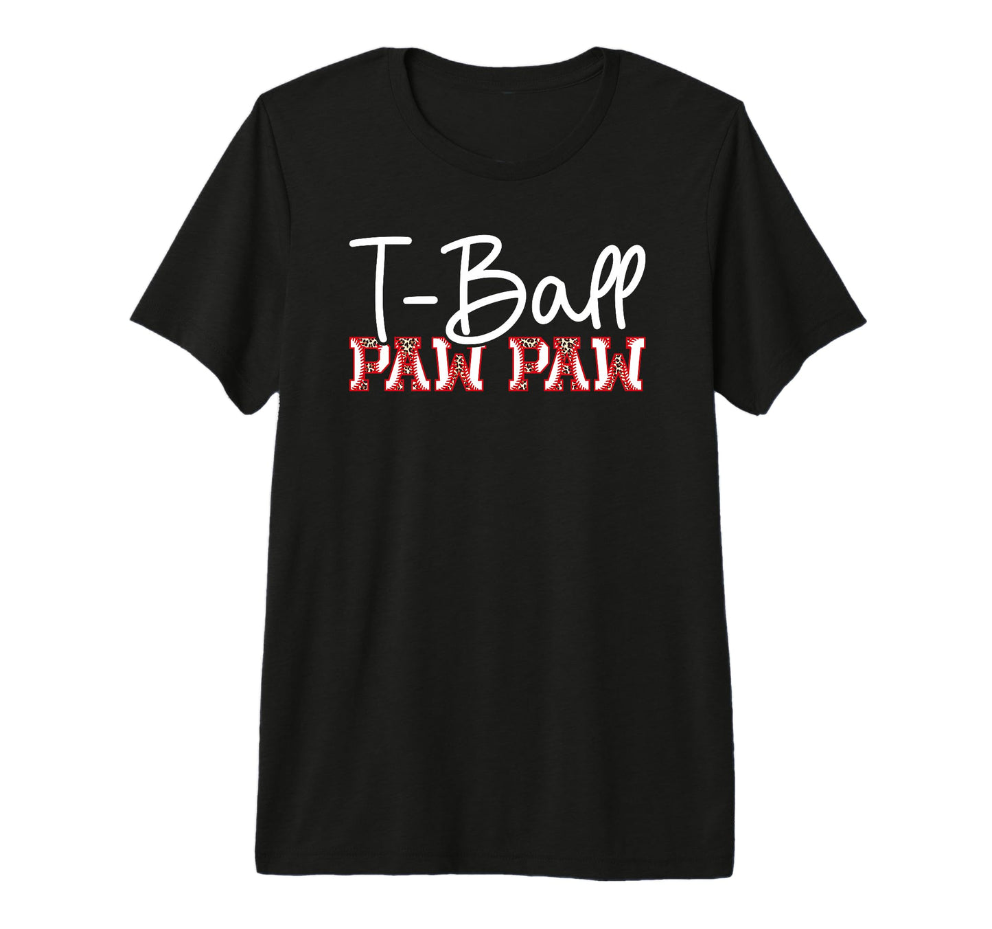 Mens T Ball Paw Paw Leopard Baseball T T-Shirt - Fun Novelty Design Unisex - T-Shirt, Sweatshirt, Hoodie