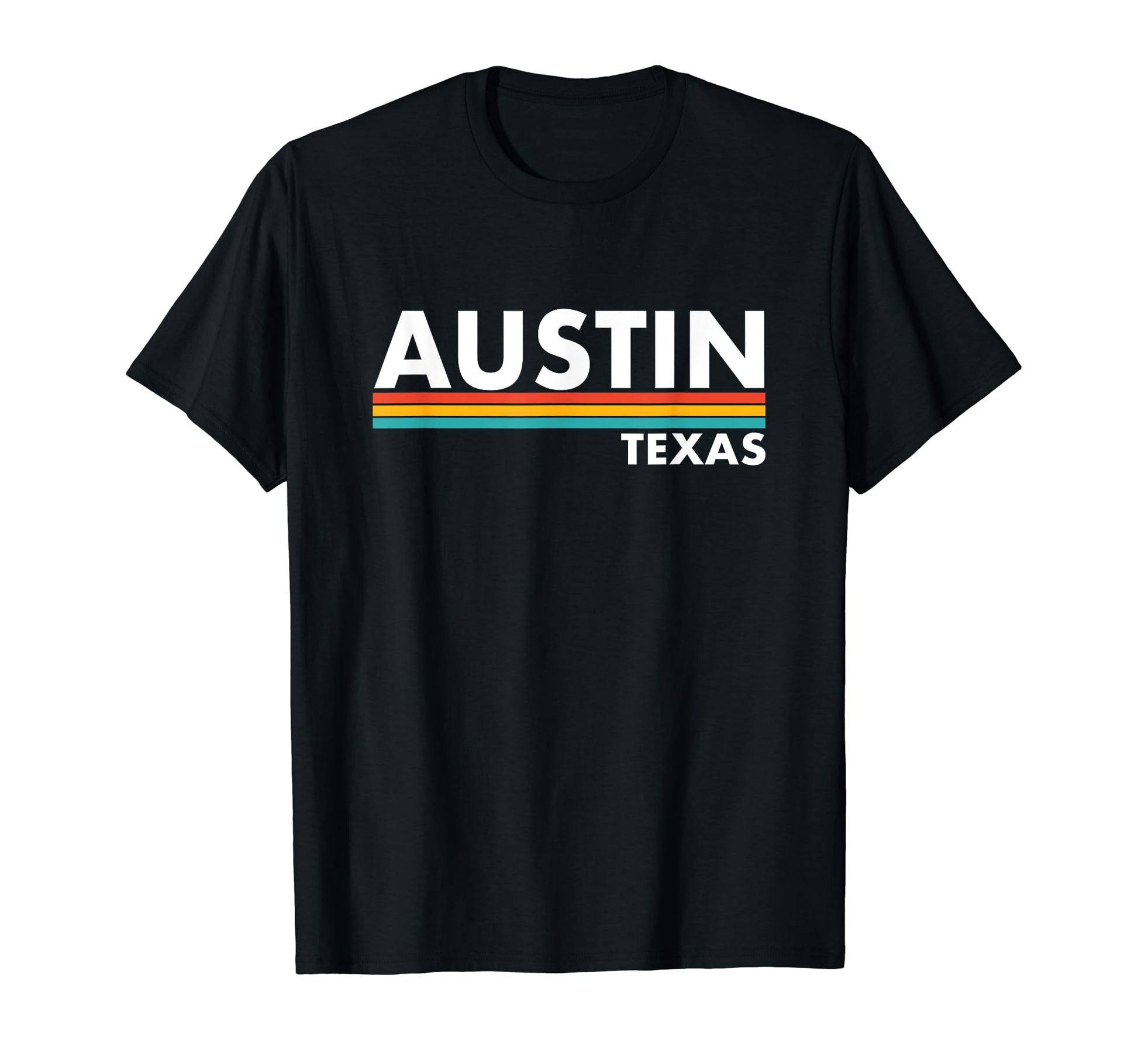 Austin Texas Stripes T-Shirt - Novelty Apparel Unisex - T-Shirt, Sweatshirt, Hoodie