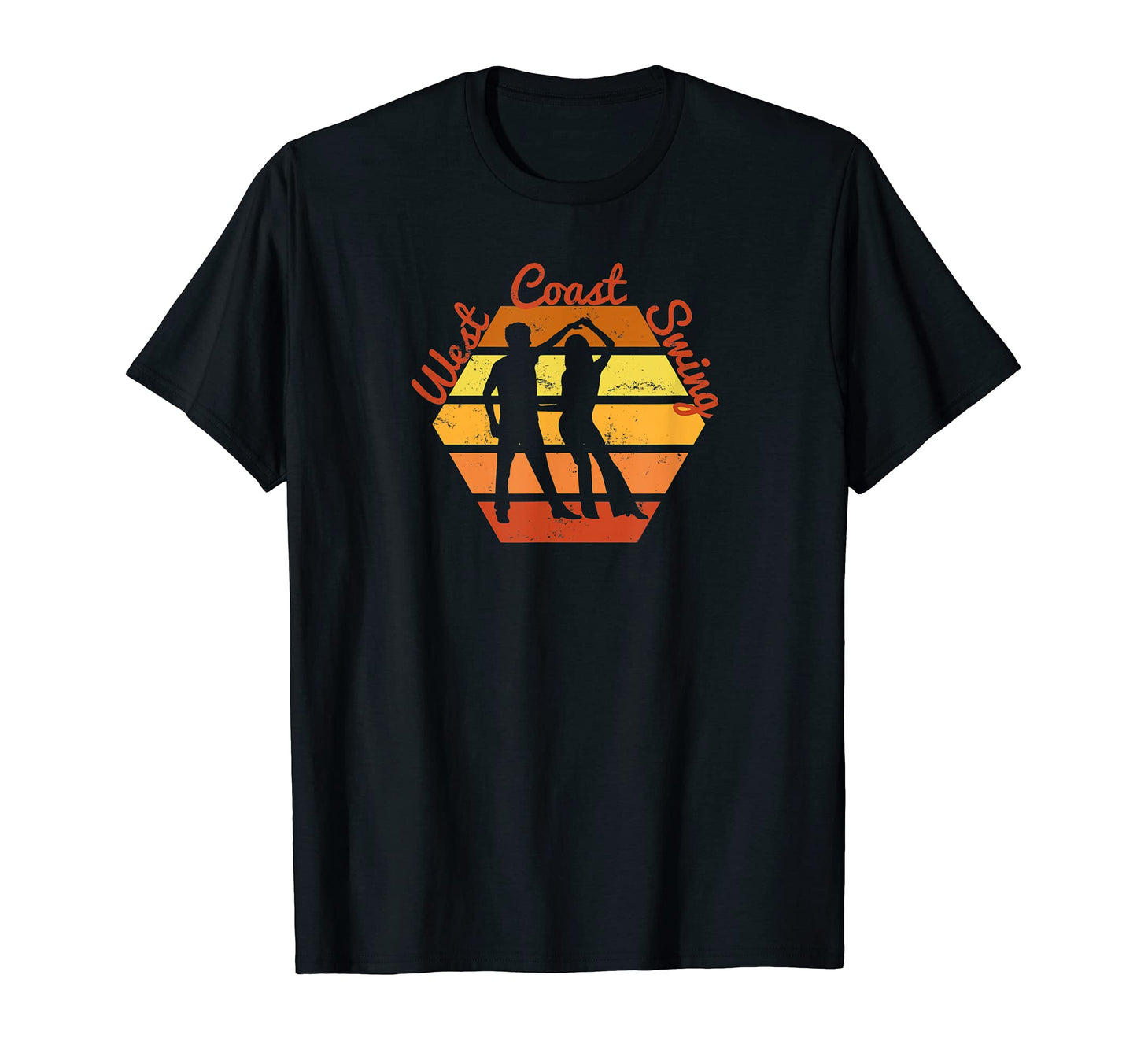 West Coast Swing Dancer T-Shirt - Minimalist Print Men Women - T-Shirt, Sweatshirt, Hoodie