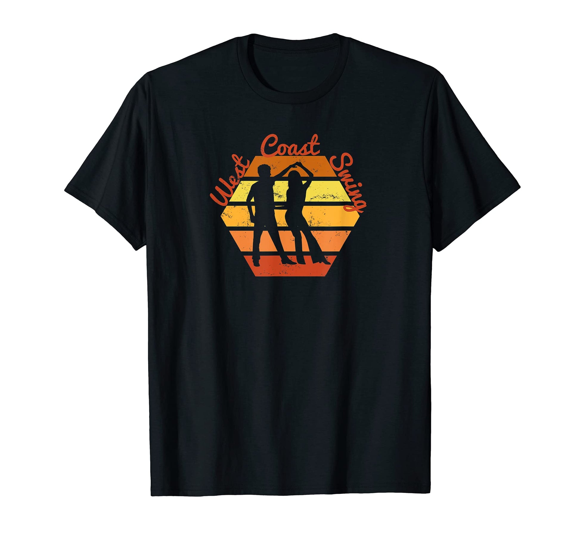 West Coast Swing Dancer T-Shirt - Minimalist Print Men Women - T-Shirt, Sweatshirt, Hoodie