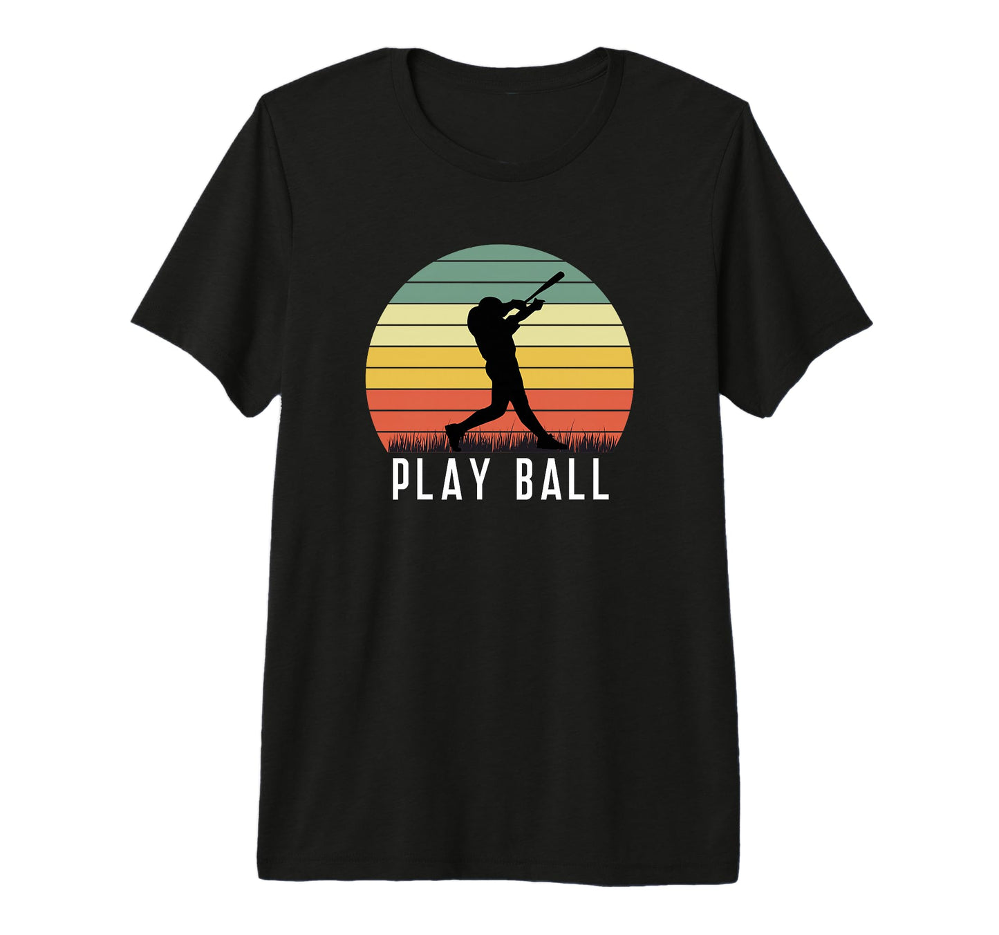 Baseball Batter Homerun Sunset T-Shirt - Streetwear Style for Adults - T-Shirt, Sweatshirt, Hoodie