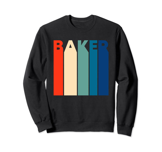 Baker Colors Stripes 60S 70S 80S Sweatshirt - Streetwear Style for Adults - T-Shirt, Sweatshirt, Hoodie