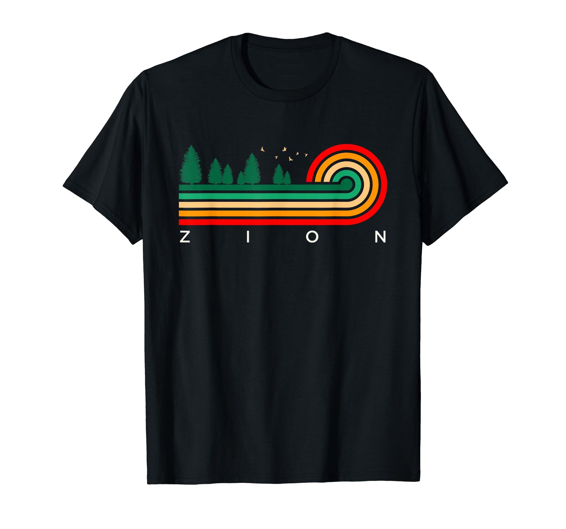 Evergreen Stripes Zion Mississippi T-Shirt - Custom Art Print Men Women - T-Shirt, Sweatshirt, Hoodie