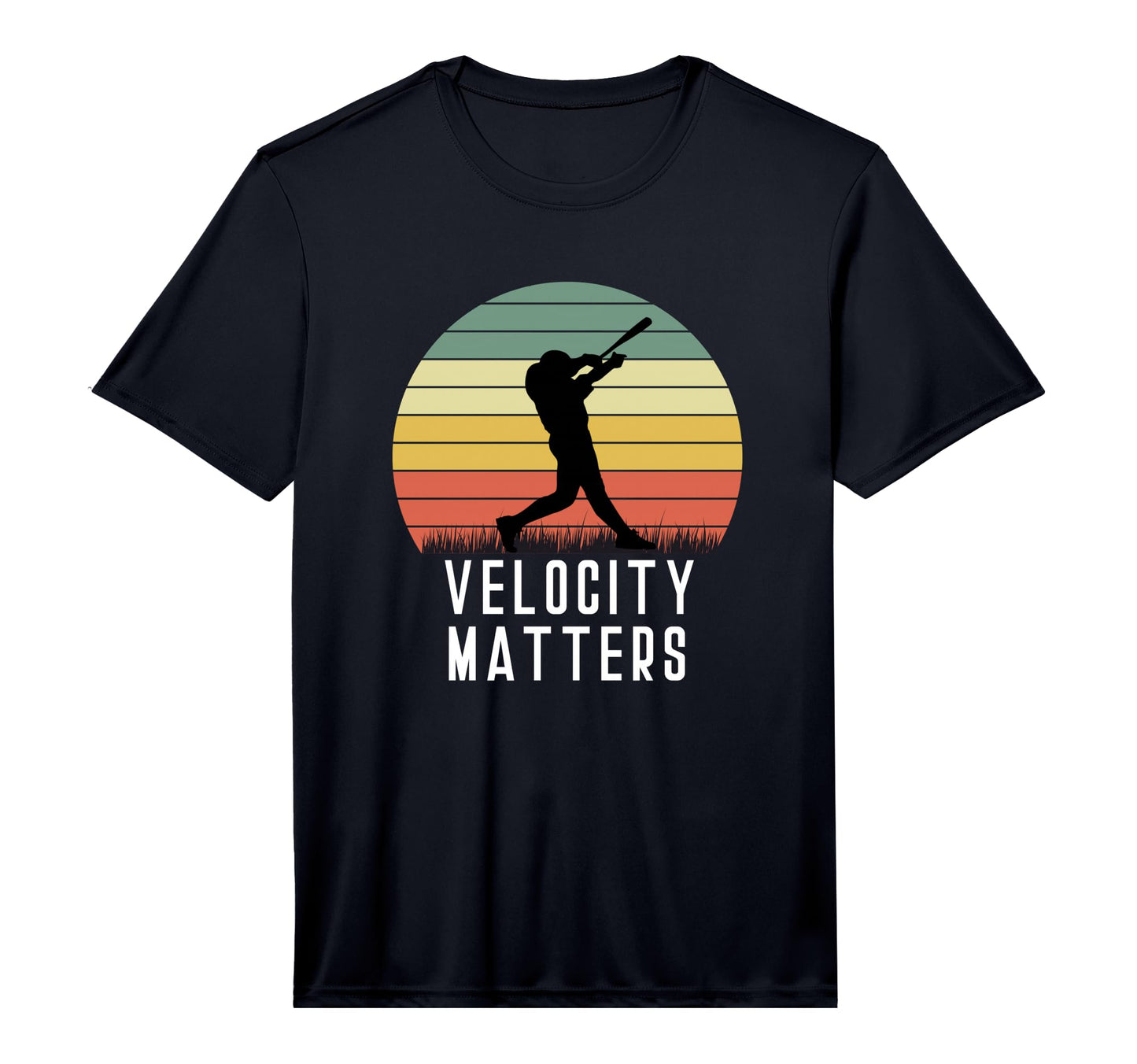 Velocity Matters Homerun Baseball T-Shirt - Fun Novelty Design Unisex - T-Shirt, Sweatshirt, Hoodie