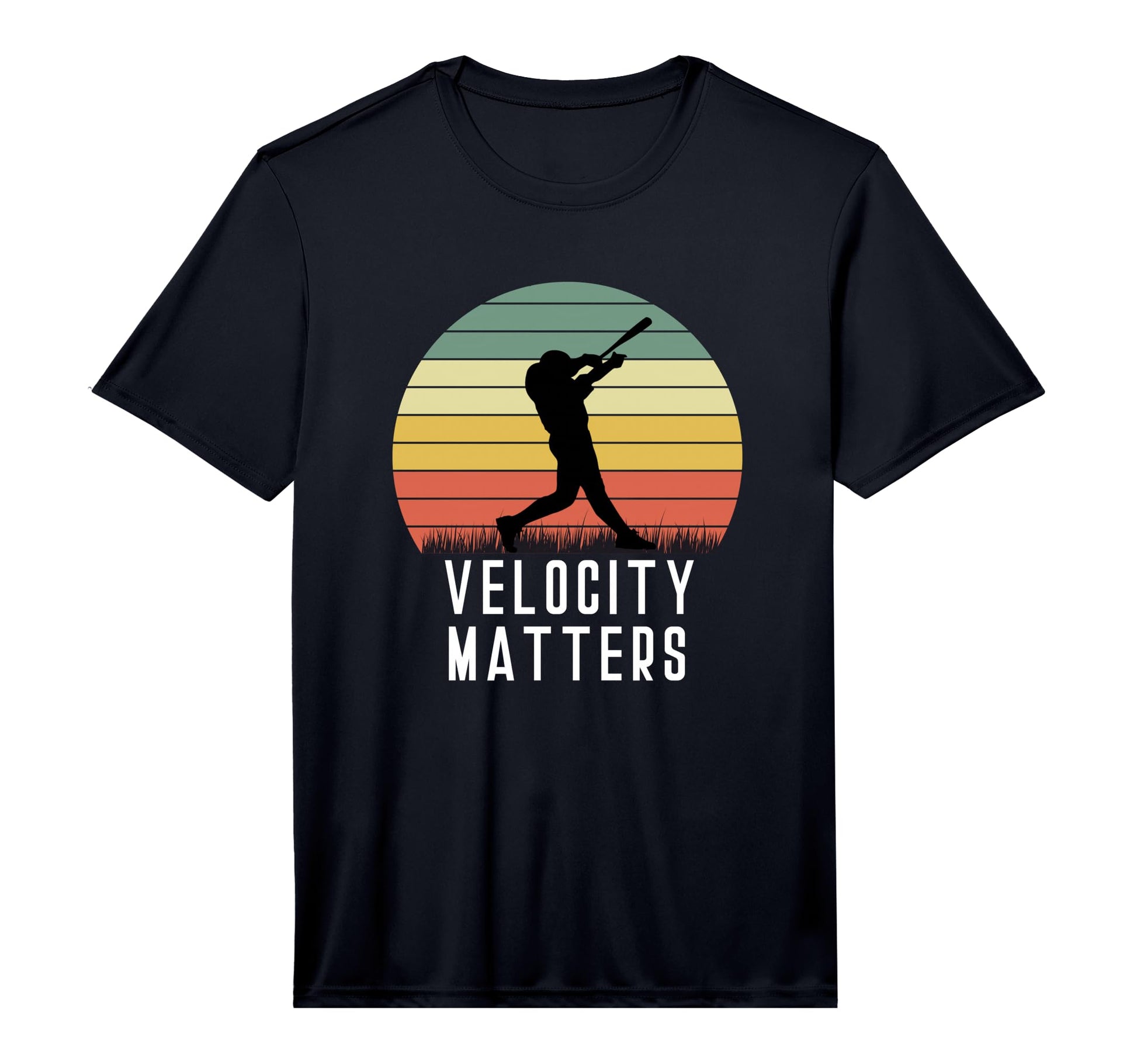 Velocity Matters Homerun Baseball T-Shirt - Fun Novelty Design Unisex - T-Shirt, Sweatshirt, Hoodie