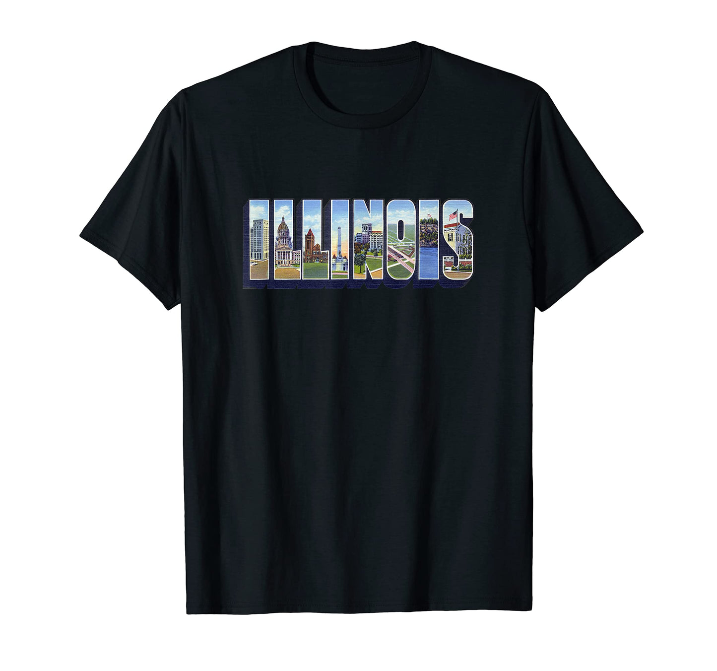 Illinois Il Souvenir T-Shirt - Casual Everyday Wear for Adults - T-Shirt, Sweatshirt, Hoodie