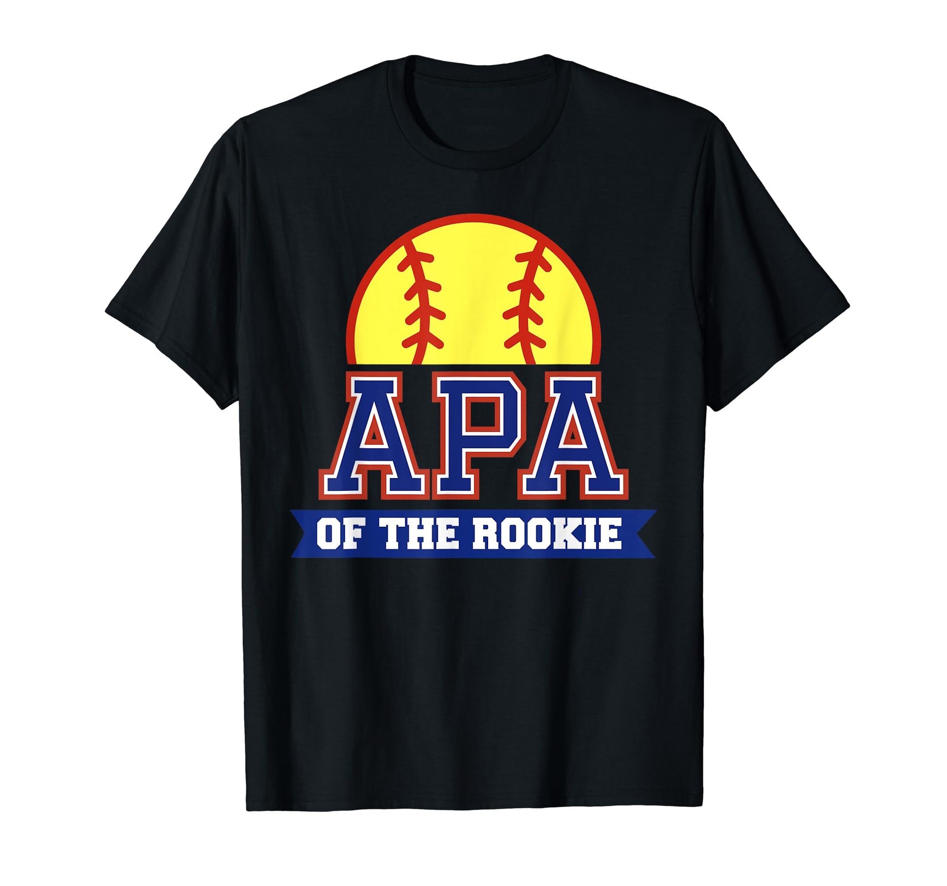 Apa Rookie 1St Birthday Softball Theme T-Shirt - Fun Novelty Design Unisex - T-Shirt, Sweatshirt, Hoodie