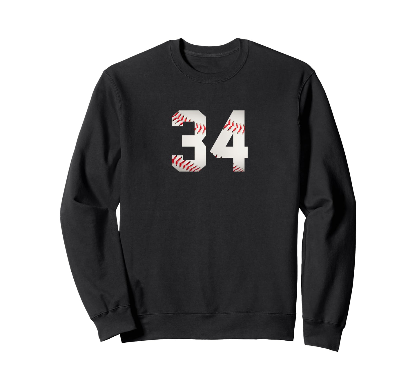 Number 34 Minimalist Birthday Sweatshirt - Unique Graphic for Adults - T-Shirt, Sweatshirt, Hoodie