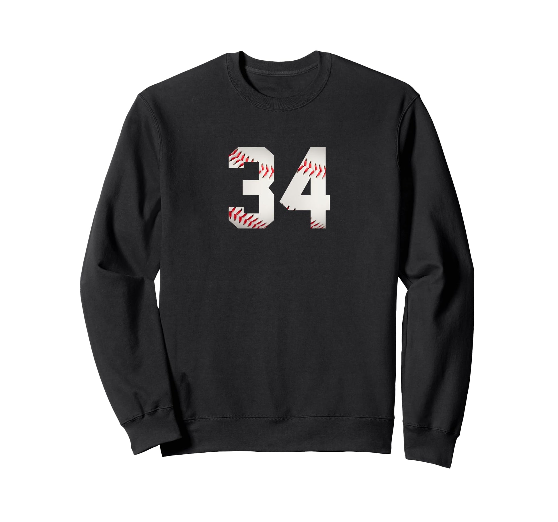 Number 34 Minimalist Birthday Sweatshirt - Unique Graphic for Adults - T-Shirt, Sweatshirt, Hoodie