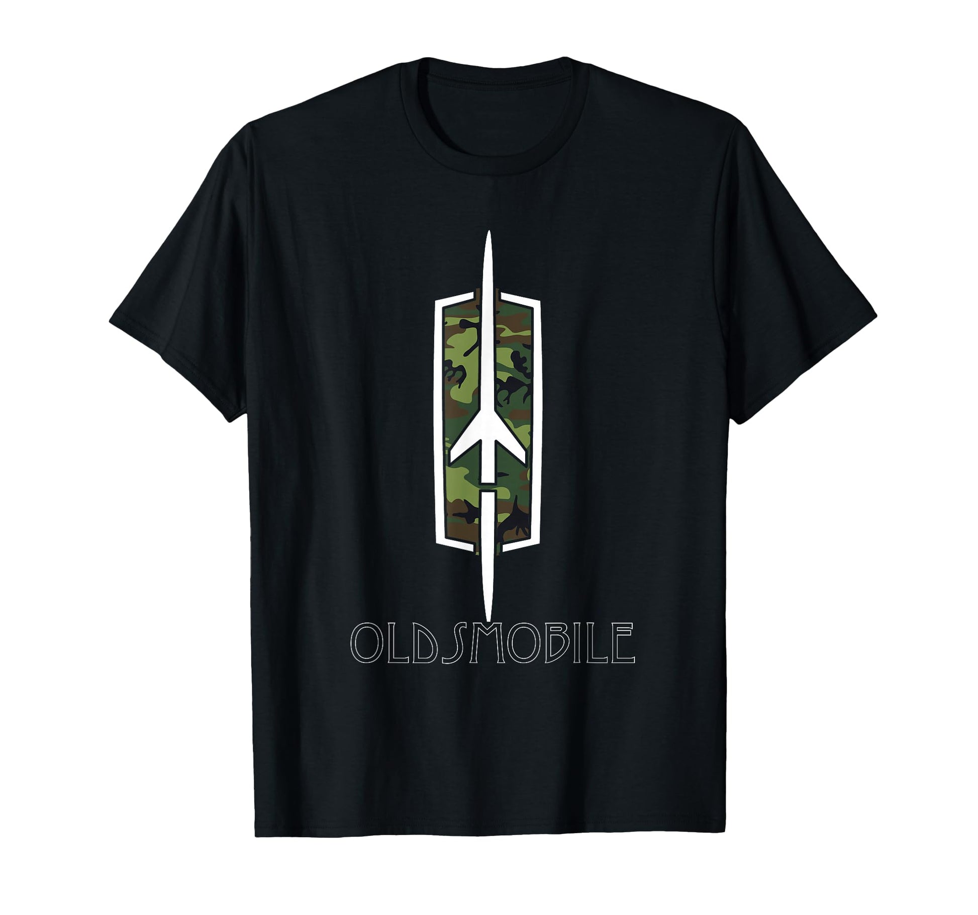 Oldtimer Show Oldsmobile Camouflage T-Shirt - Custom Art Print Men Women - T-Shirt, Sweatshirt, Hoodie